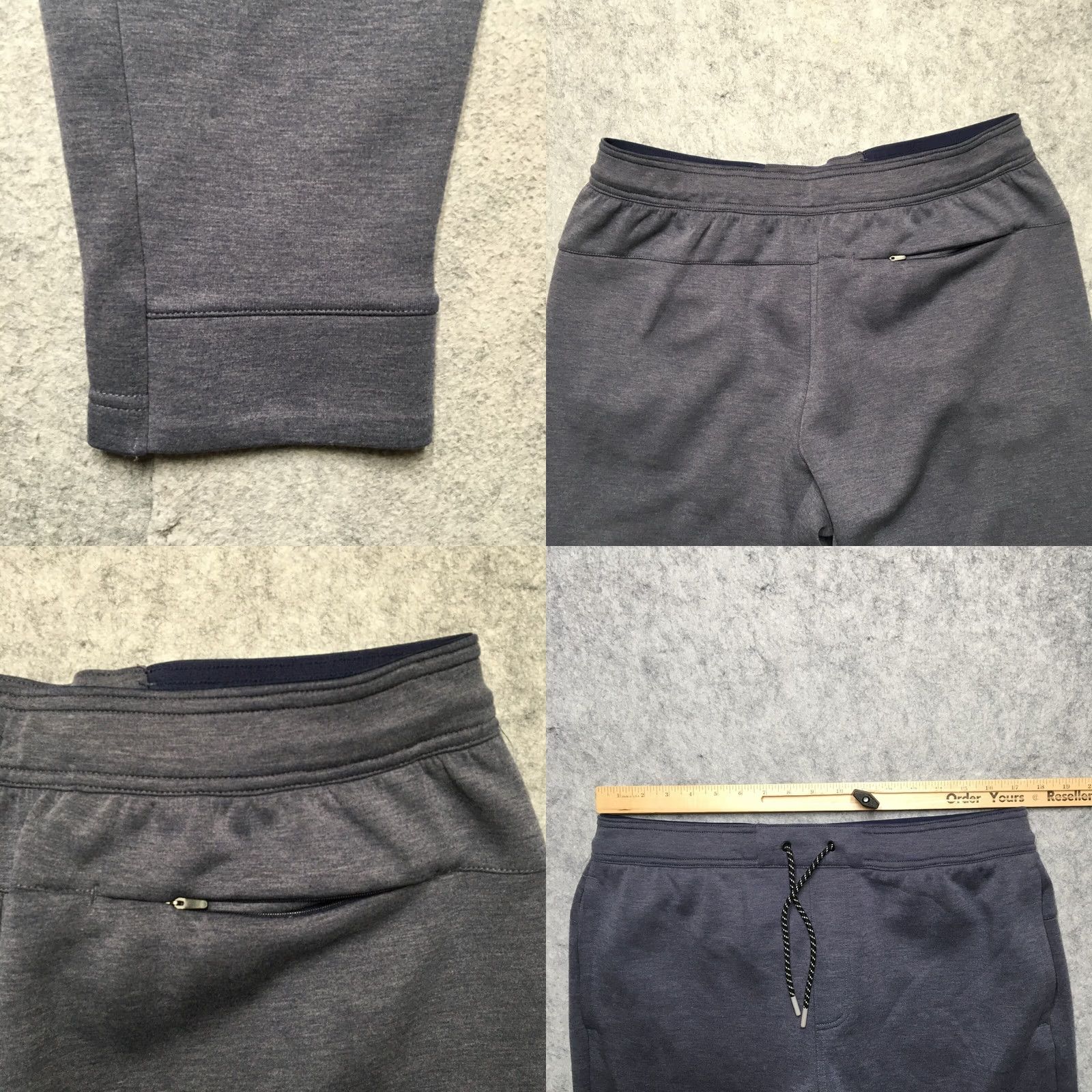 Vintage Legends Hawthorne Tech Joggers Pants Mens XL Blue Athleisure Performance Lounge Size US 36 / EU 52 - 8 Thumbnail