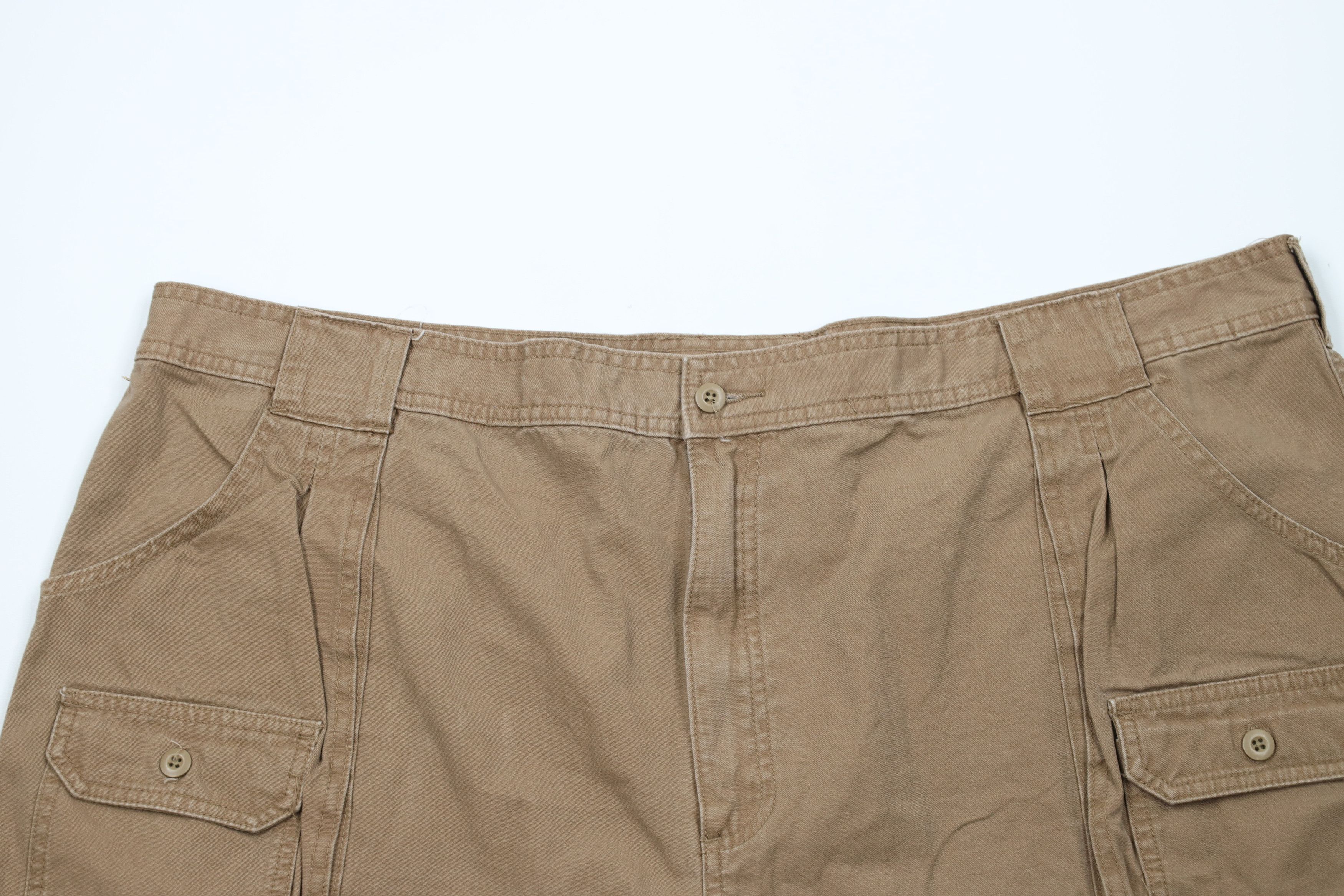 Cabelas Vintage Cabelas Knee Canvas Hiking Trekking Shorts Brown Size US 44 / EU 60 - 2 Thumbnail