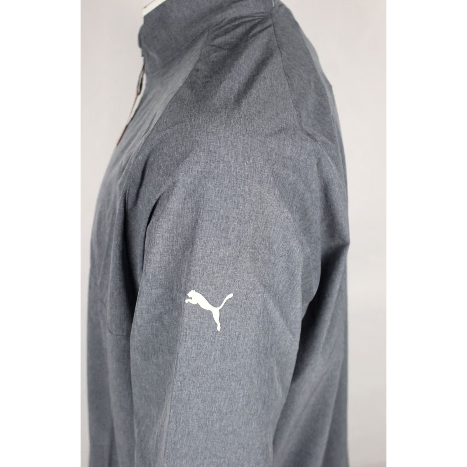 Puma Puma Golf Men s Coastal Woven 1/4 Zip Pullover XL Navy Blazer Heather Shirt Size US XL / EU 56 / 4 - 4 Thumbnail