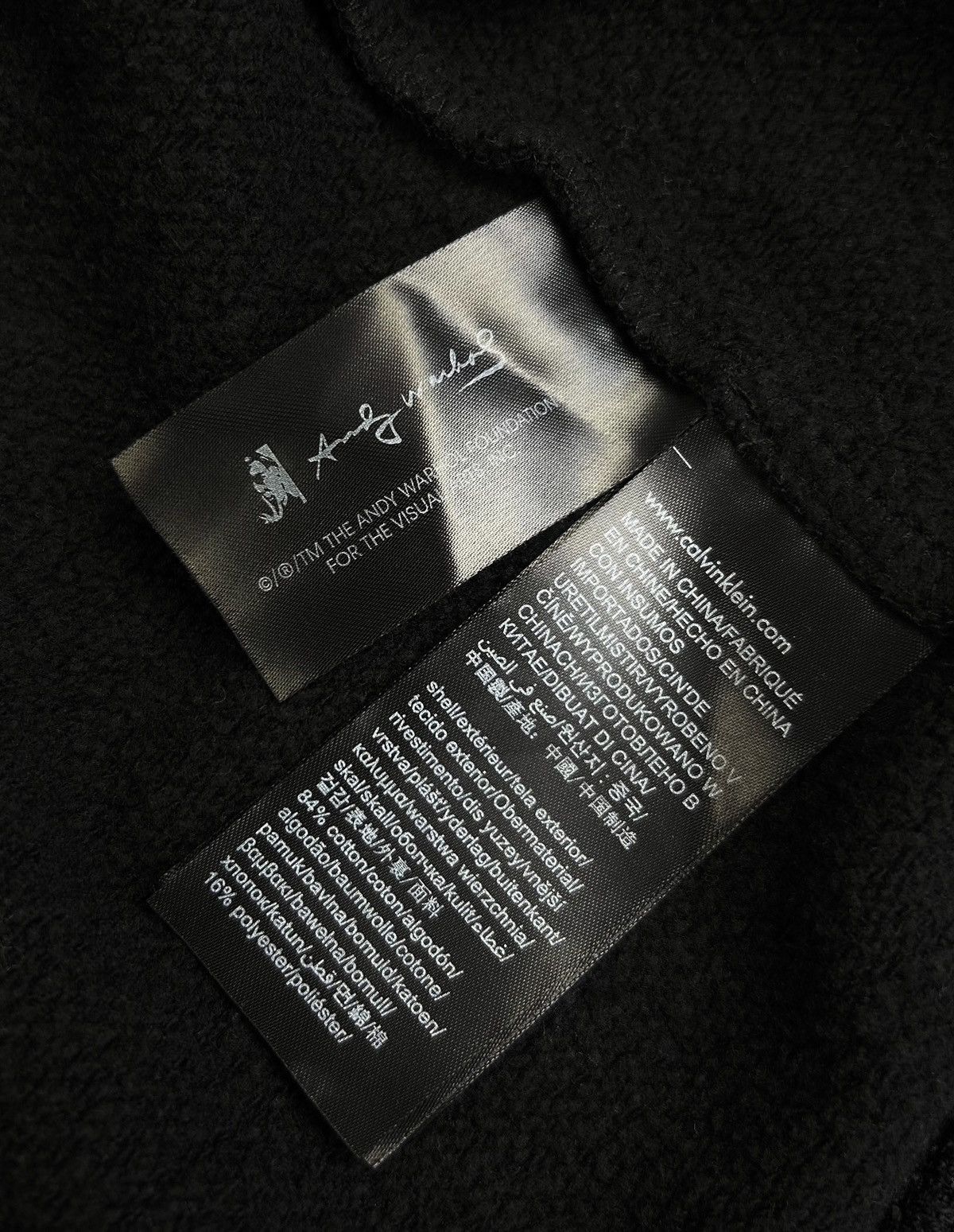 Andy Warhol Rare Calvin Klein x Andy Warhol black hoodie Xl size Size US XL / EU 56 / 4 - 9 Thumbnail