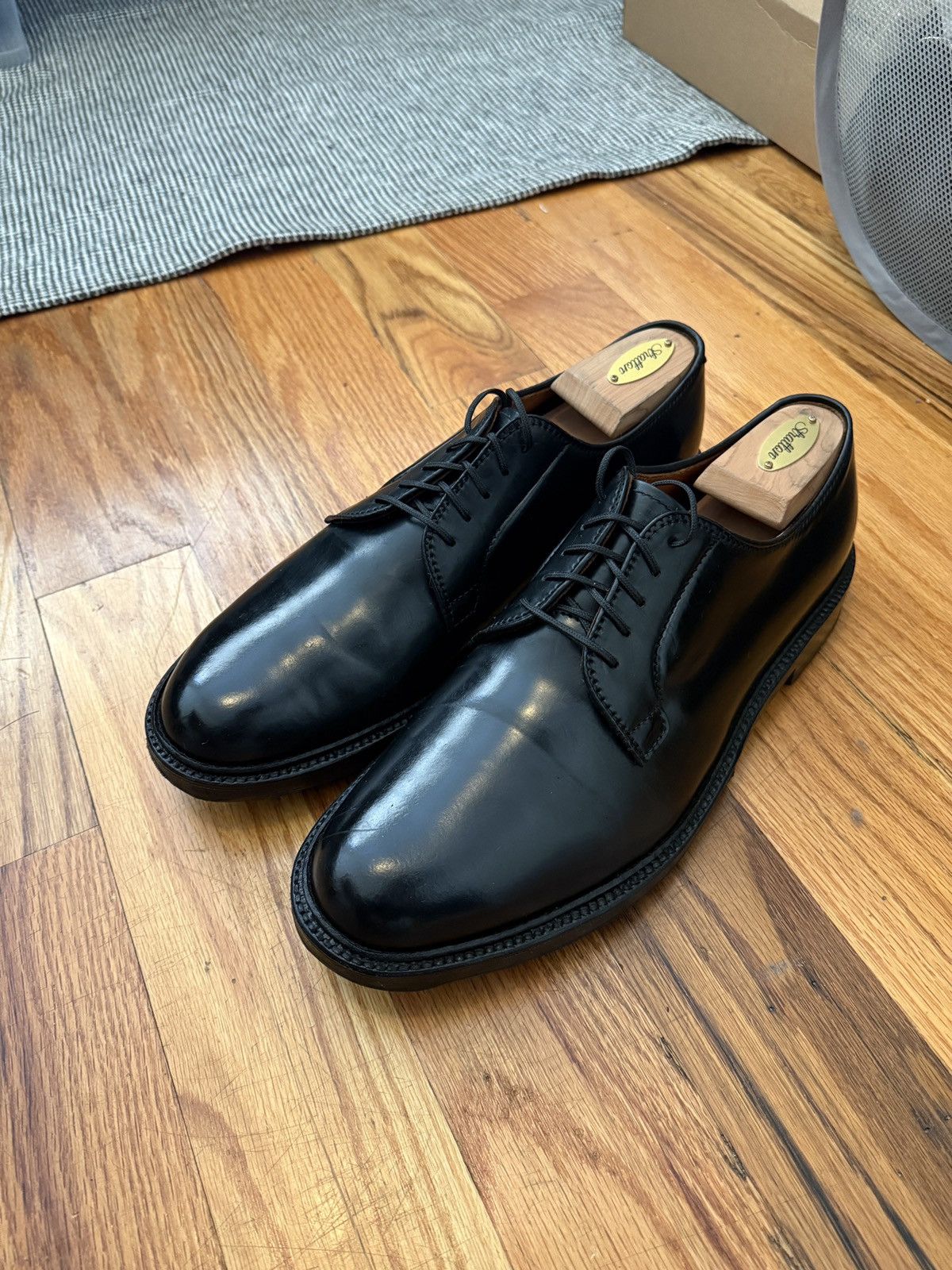 Alden Alden 9901 Plain Toe Blucher Size US 11.5 / EU 44-45 - 1 Thumbnail