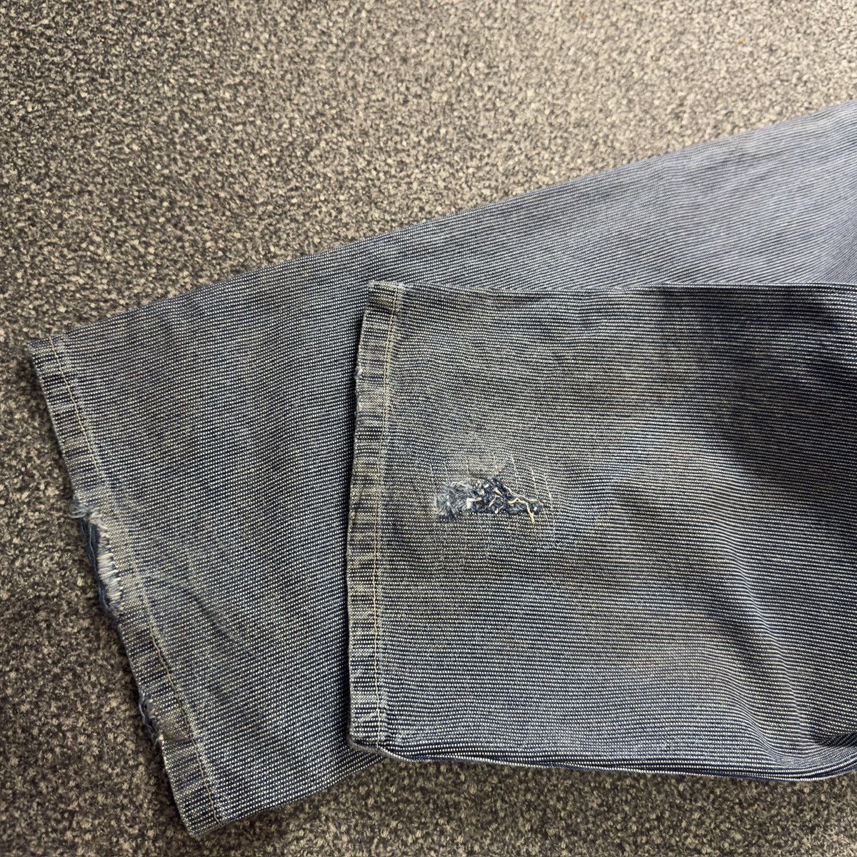 Japanese Brand Vintage 90s Blue Way Carpenter Pants y2k Style Size US 32 / EU 48 - 9 Thumbnail