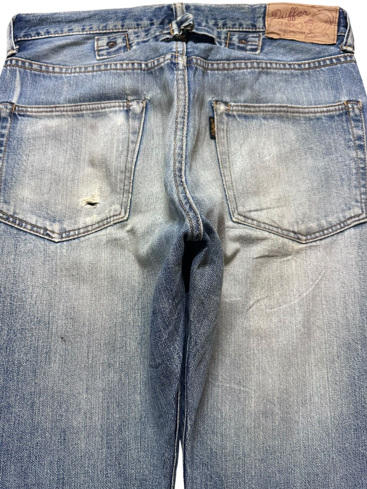 The Duffer of St.George Vintage Duffers Selvedge Faded Distressed Denim Size US 30 / EU 46 - 7 Thumbnail