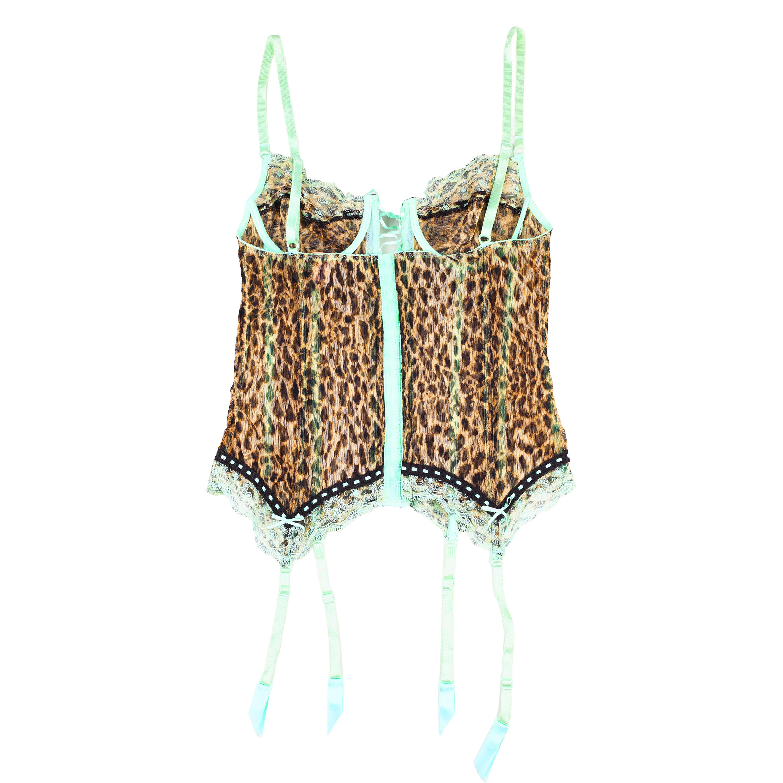 Roberto Cavalli Roberto Cavalli Vintage Cheetah Bustier Top Size M / US 6-8 / IT 42-44 - 4 Thumbnail