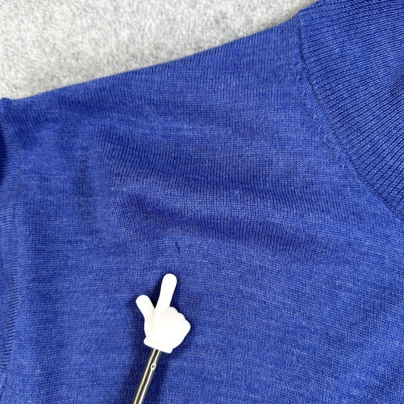Peter Millar Peter Millar Sweater Mens 2XL Blue 1/4 Zip Merino Wool Mock Neck Concho Pullover Size US XXL / EU 58 / 5 - 7 Thumbnail