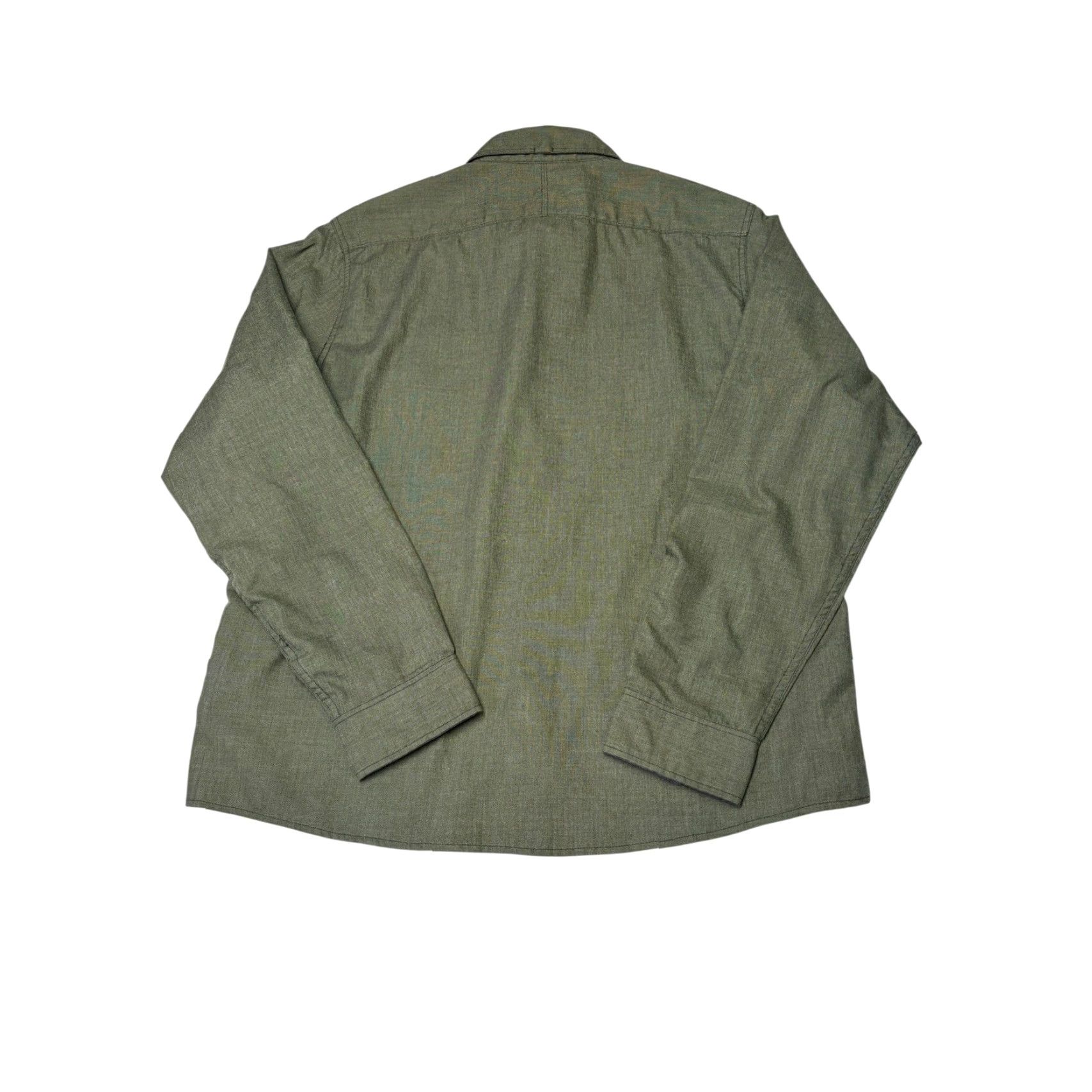 Mountain Hardwear Mountain Hardwear Mens L Olive Green Button Up Long Sleeve Utility Shirt 1050 Size US L / EU 52-54 / 3 - 6 Thumbnail