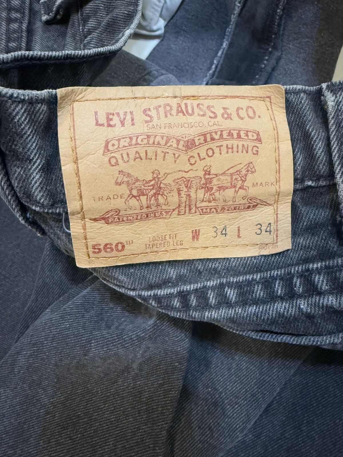 Levi's Vintage Levi's 560 Denim Made in USA Y2K Size US 32 / EU 48 - 3 Thumbnail