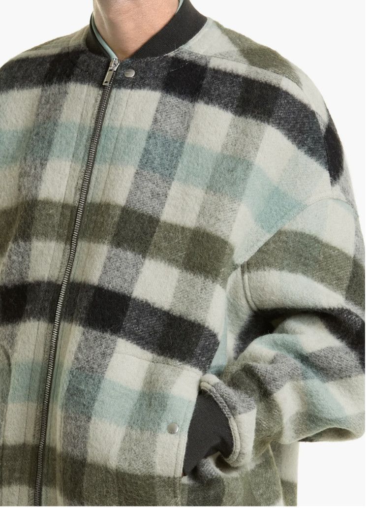 Rick Owens Jumbo Peter Flight Pearl Plaid Size US M / EU 48-50 / 2 - 16 Thumbnail