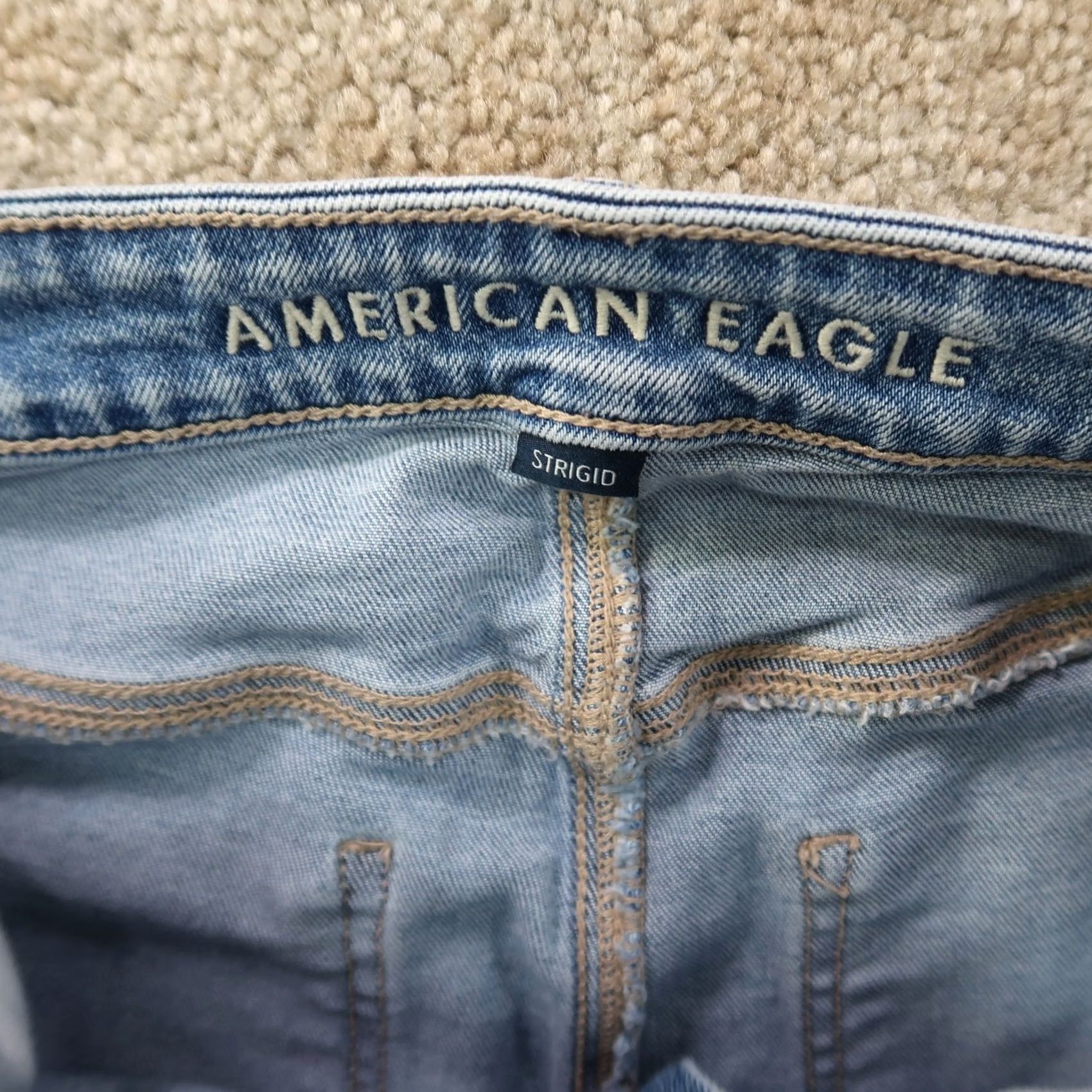 American Eagle Outfitters VINTAGE American Eagle Womens Jeans? Size 38" / US 16 / IT 52 - 5 Thumbnail