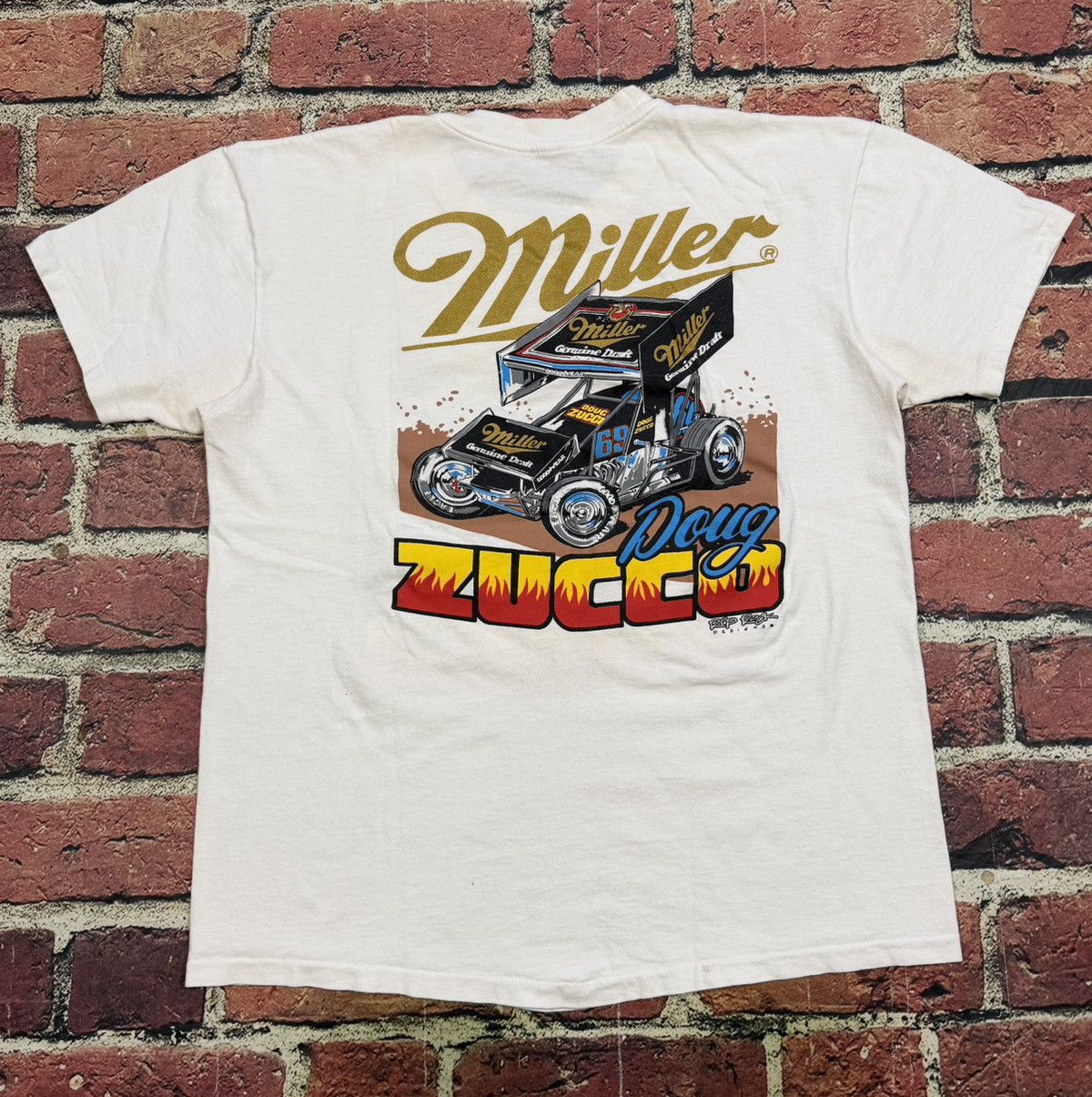 Other Vintage Sprint Car Racing Miller MGD Beer Doug Zucco T-Shirt Size US L / EU 52-54 / 3 - 2 Thumbnail
