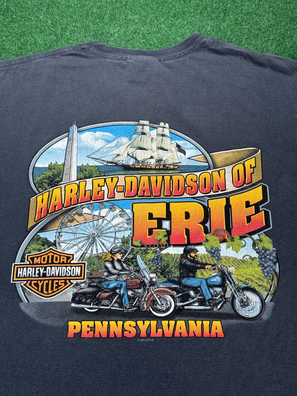 Harley Davidson Harley Davidson Motorcycles Erie Pennsylvania Biker T Shirt Size US M / EU 48-50 / 2 - 5 Thumbnail