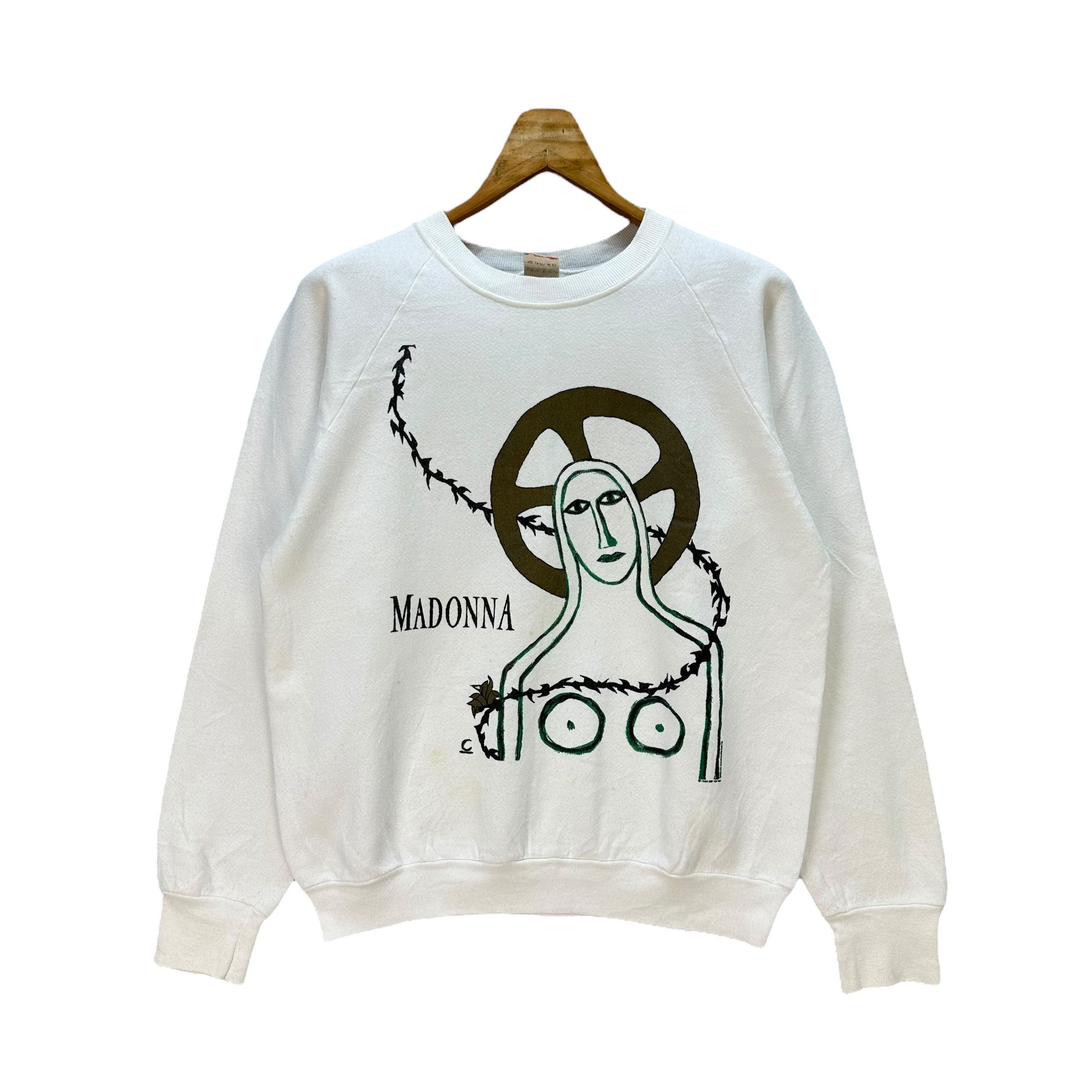 Fruit Of The Loom Vintage 1990 MADONNA MLVC Tour Crewneck Sweatshirt #A76-1840 Size US L / EU 52-54 / 3 - 1 Thumbnail