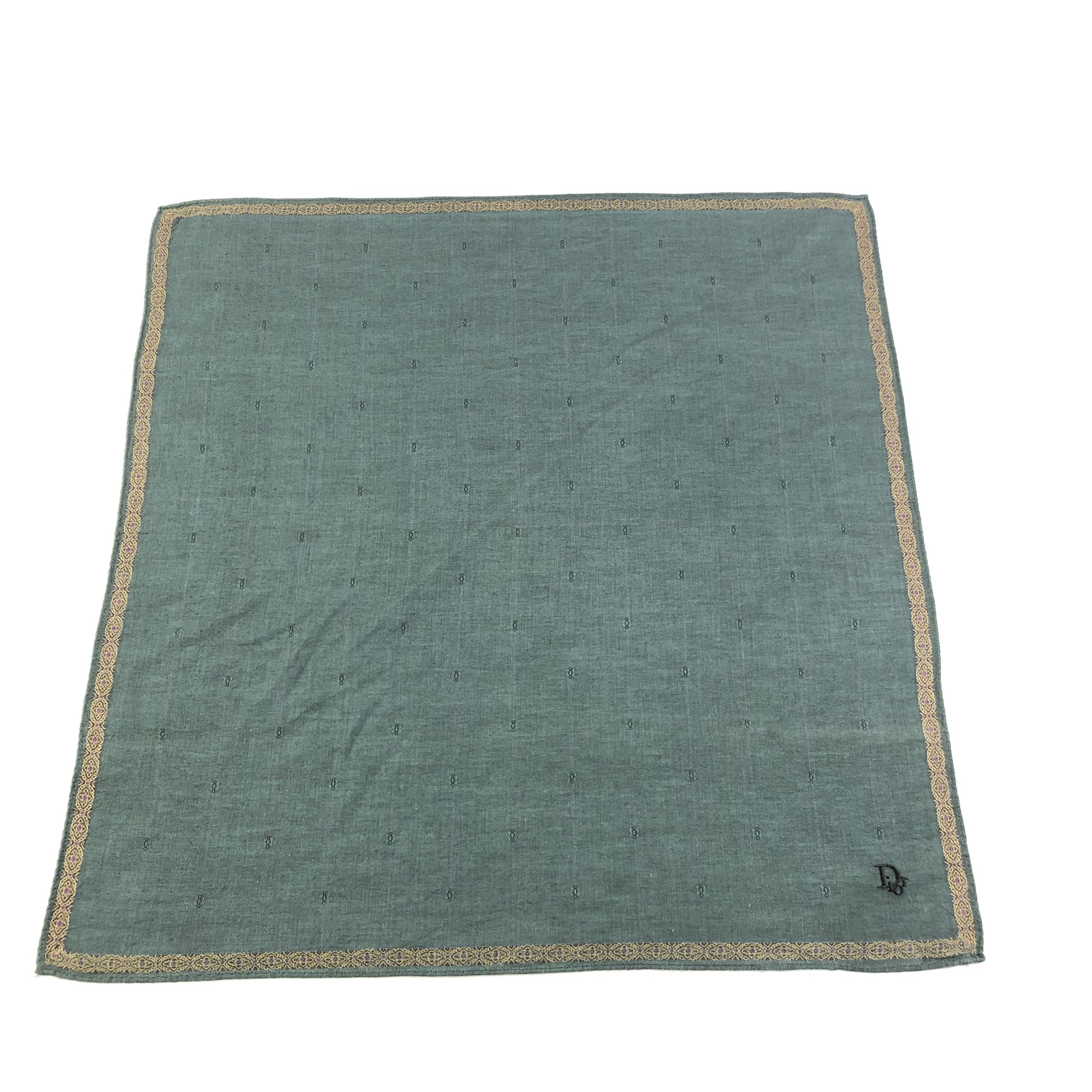 Christian Dior Monsieur Christian Dior Handkerchief Neckerchief Bandana H2098 Size ONE SIZE - 2 Thumbnail