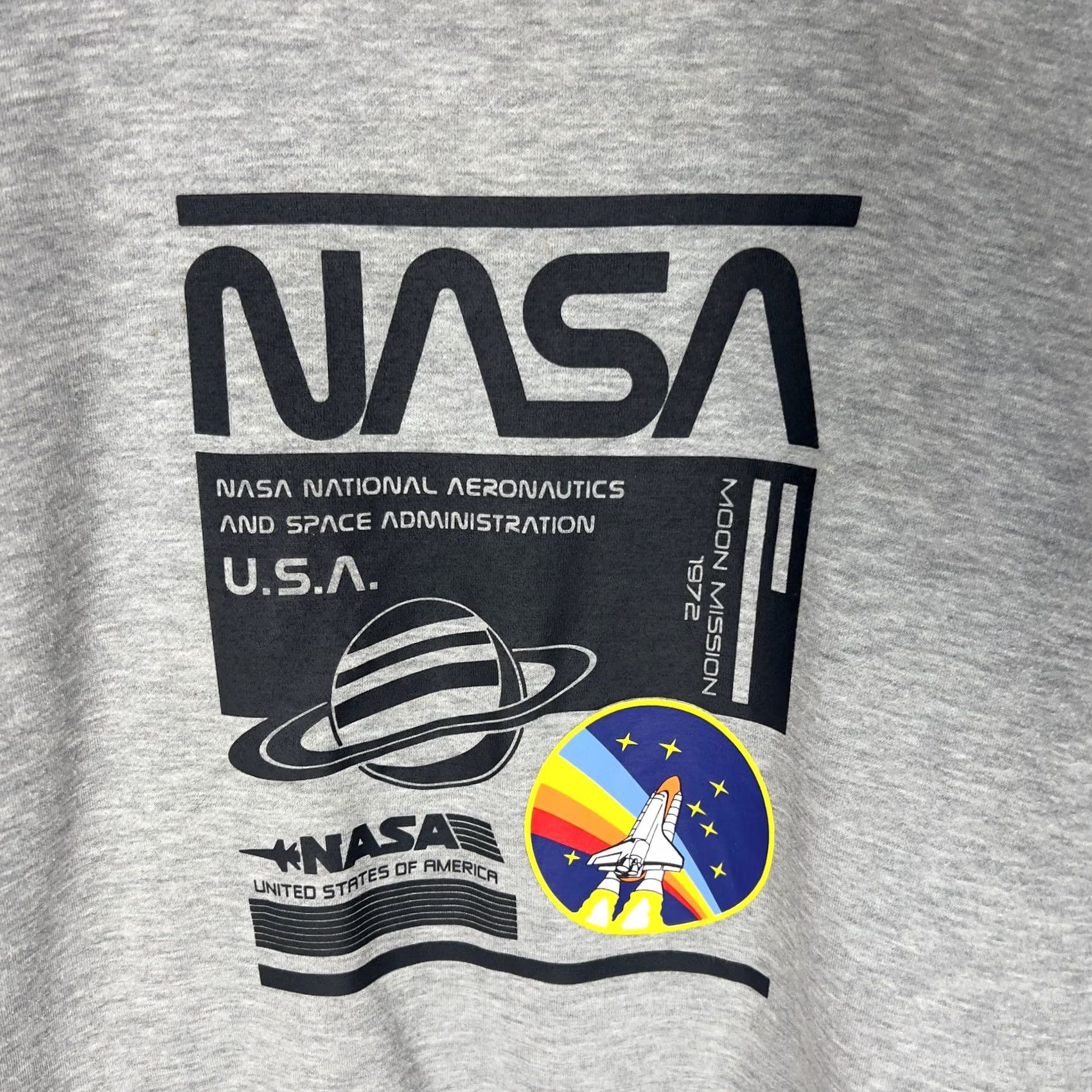 Primark VINTAGE NASA Sweatshirt Primark Gray Pullover Crewneck Space Graphic M Mens Size US M / EU 48-50 / 2 - 4 Thumbnail