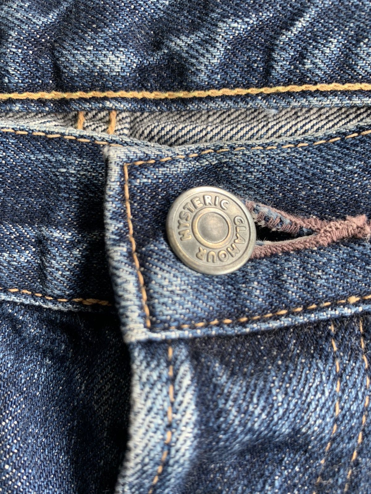 Vintage vintage Hysteric Glamour Kinky Button fly Selvedge Denim ☠️🎌 Size US 30 / EU 46 - 18 Thumbnail