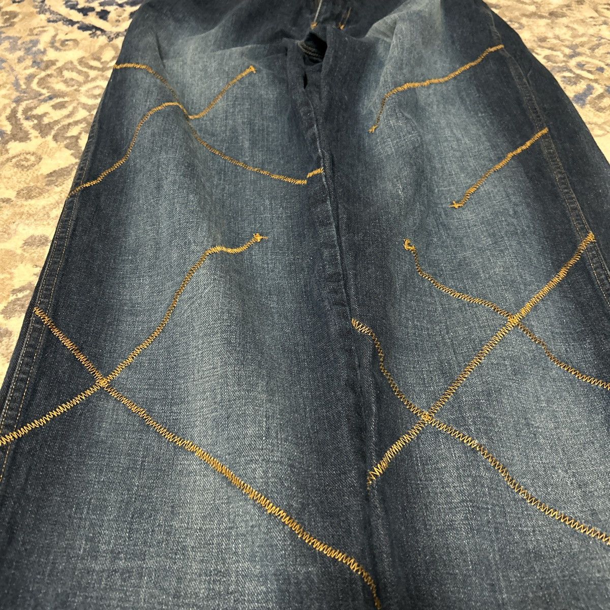 Japanese Brand × Vintage blue jeans Size US 34 / EU 50 - 2 Thumbnail