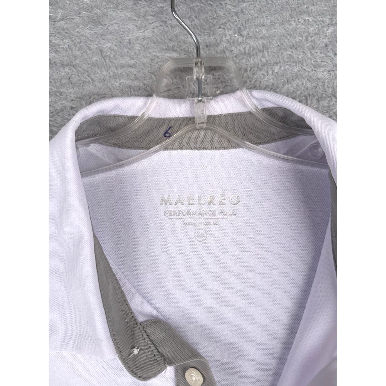 Vintage Maelreg Shirt Men 2XL Purple Polyester Blend Short Sleeve Polo Read Size US XXL / EU 58 / 5 - 6 Thumbnail