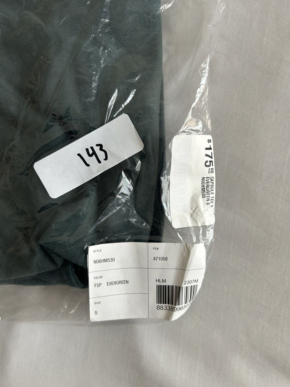 Helmut Lang Helmut Lang Green Scribbled Cowboy Shirt Part Time Size US S / EU 44-46 / 1 - 8 Thumbnail