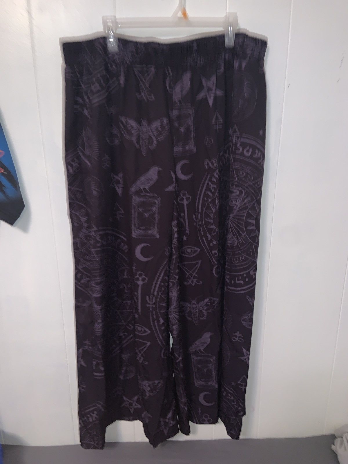 Other Womens - Constellation & Mysterious Print - Wide Leg Pants Size 40" / US 18 - 5 Thumbnail