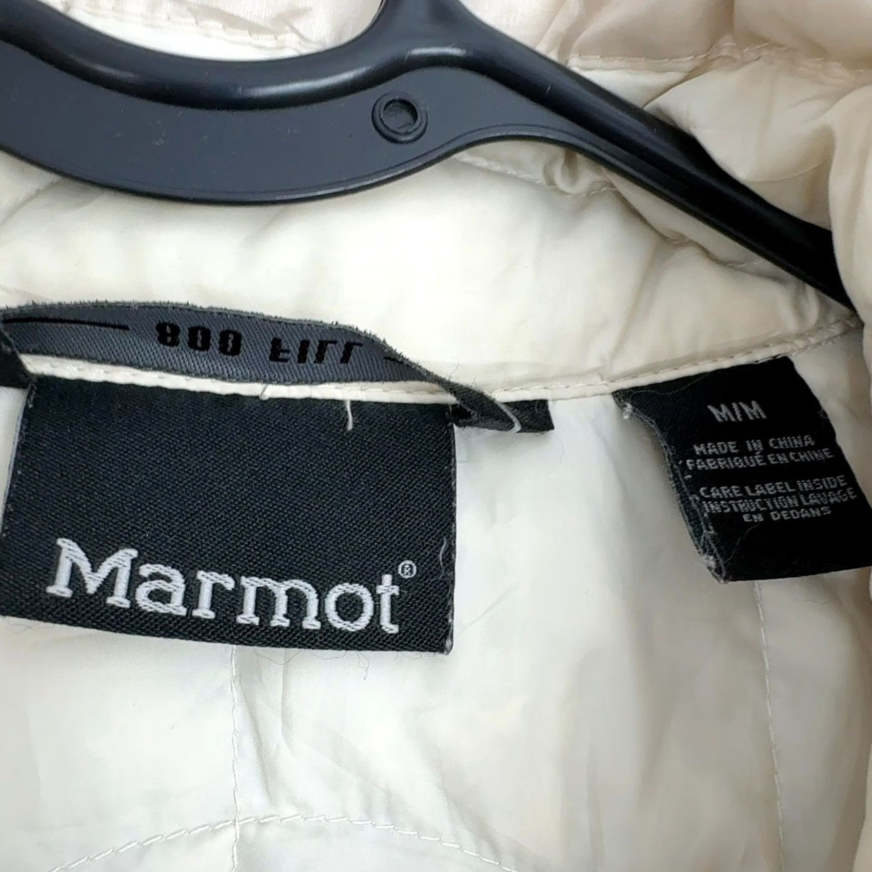 Marmot Marmot Puffer Jacket Womens M Cream 800 Fill Down Quilted Full Zip Gorpcore Size M / US 6-8 / IT 42-44 - 5 Thumbnail