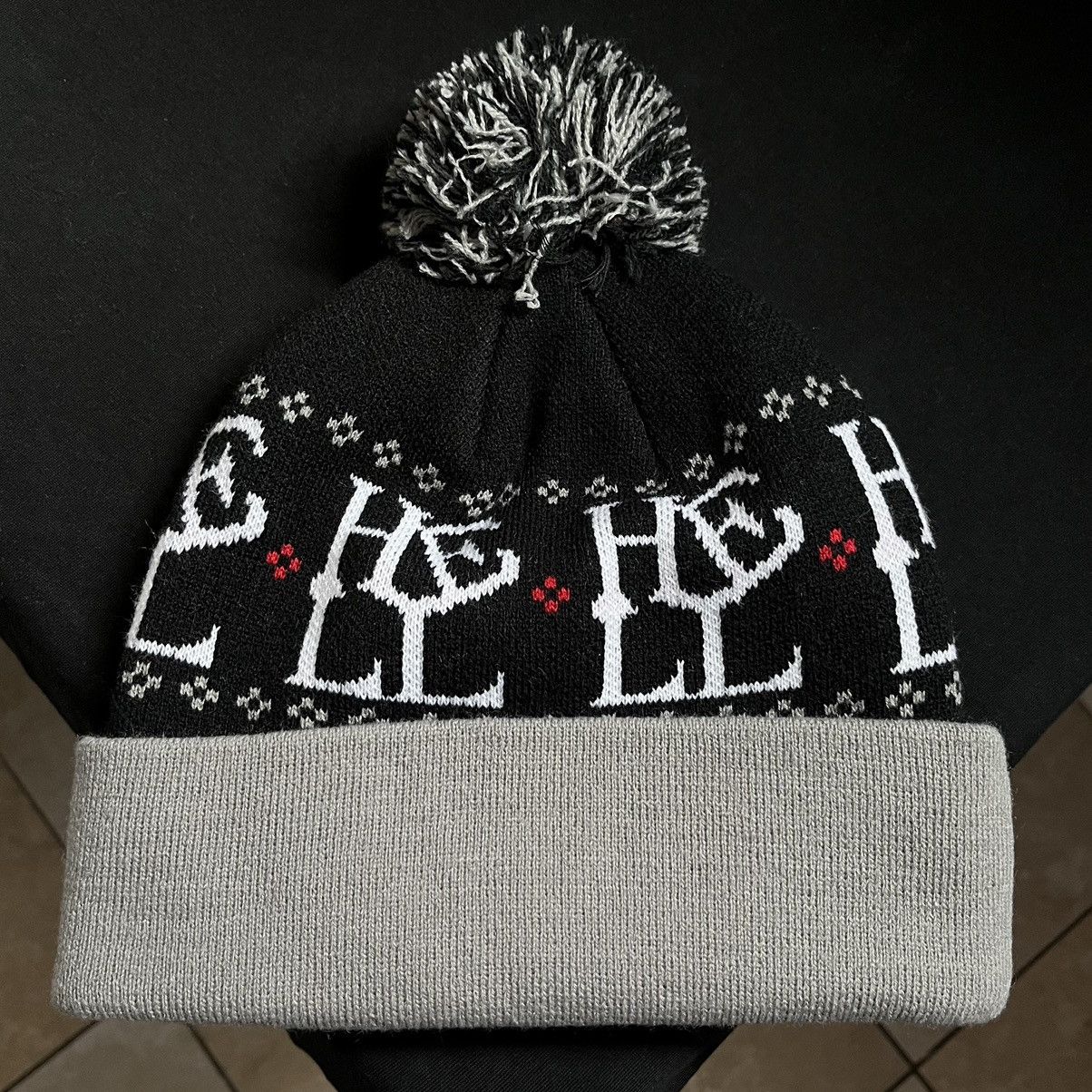 Fuck The Population 2024’ Fuck The Population FTP Hell Pom Beanie Size ONE SIZE - 2 Thumbnail