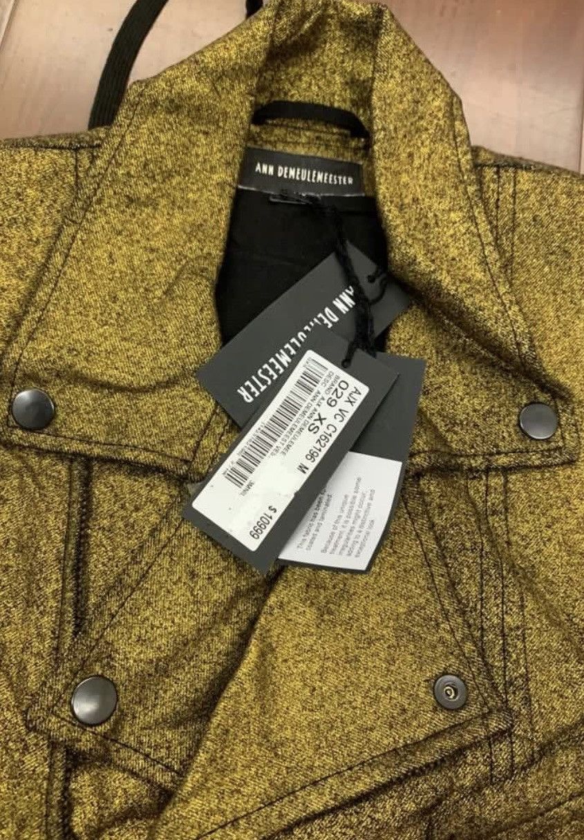 Ann Demeulemeester Ann Demeulemeester vests golden xs Chest 52cm Length 63cm Size XS / US 0-2 / IT 36-38 - 5 Thumbnail