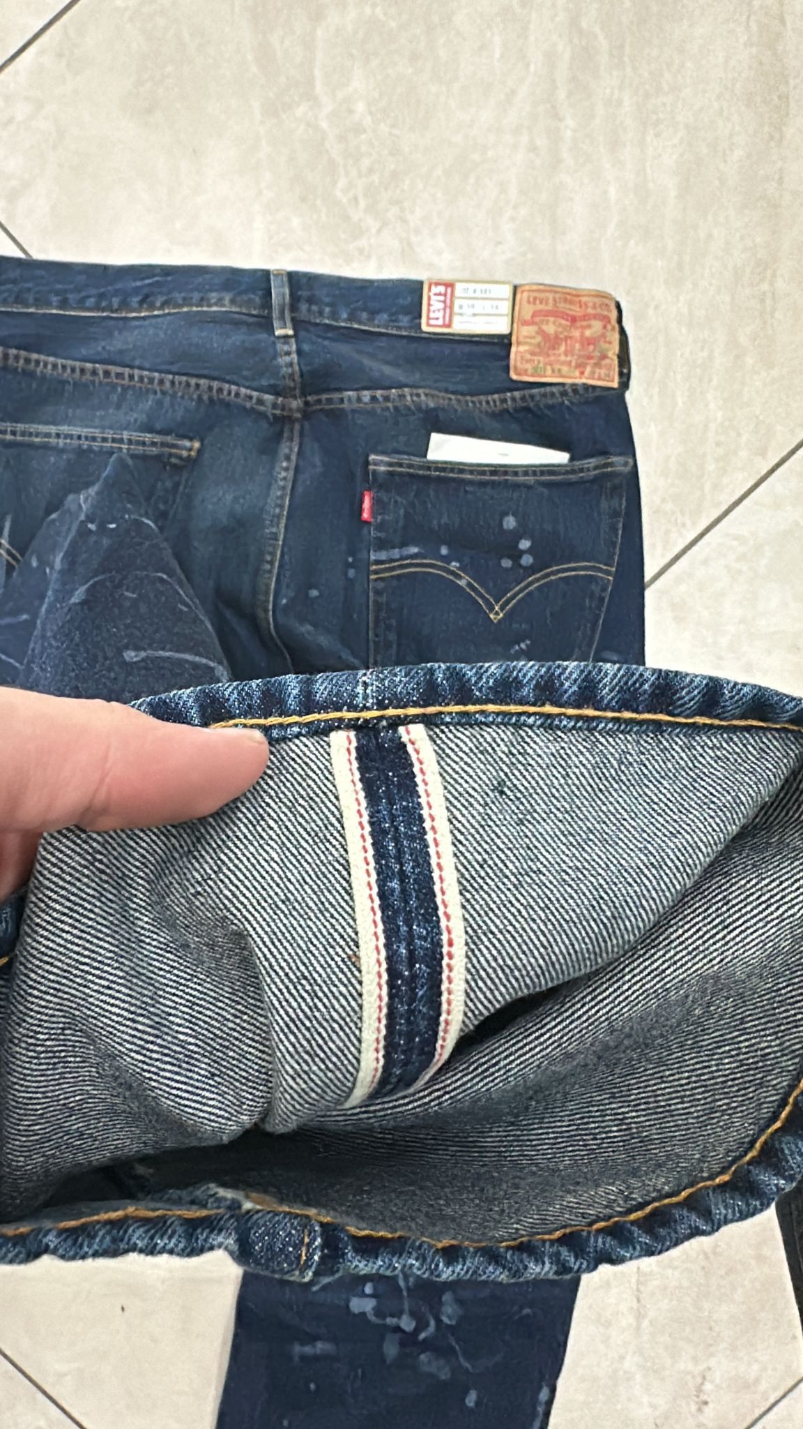 Levi's Vintage Clothing LVC Levi's Vintage Clothing 1955 501XX BigE Selvedge Jeans Size US 38 / EU 54 - 6 Thumbnail