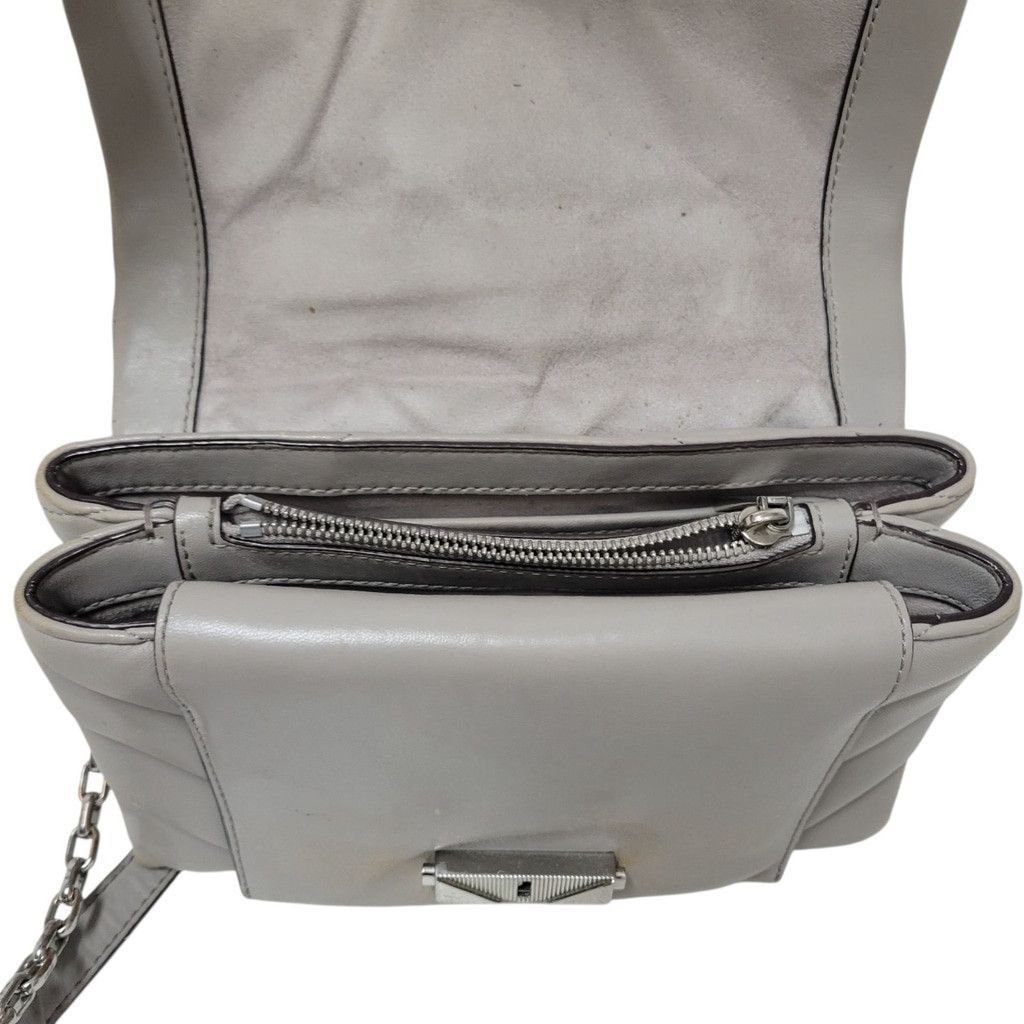 Michael Kors Michael Kors Cece Medium Quilted Leather Convertible Gray Size ONE SIZE - 7 Thumbnail