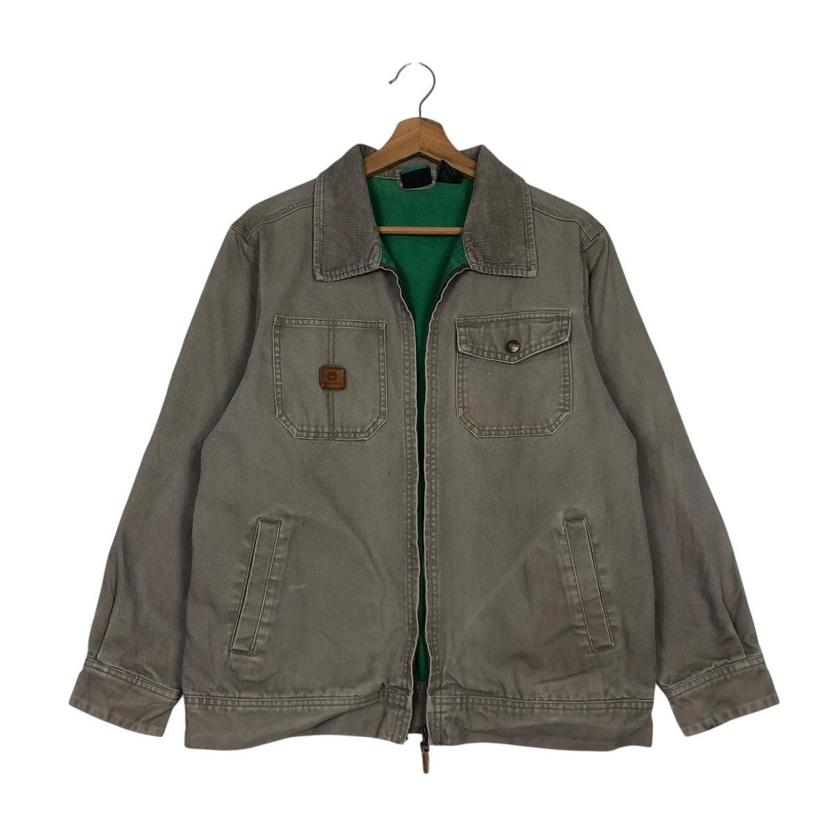 Vintage 🔥VINTAGE DETROIT DUCK CANVAS CHORE WORK JACKET JOHN DEERE Size US L / EU 52-54 / 3 - 3 Thumbnail