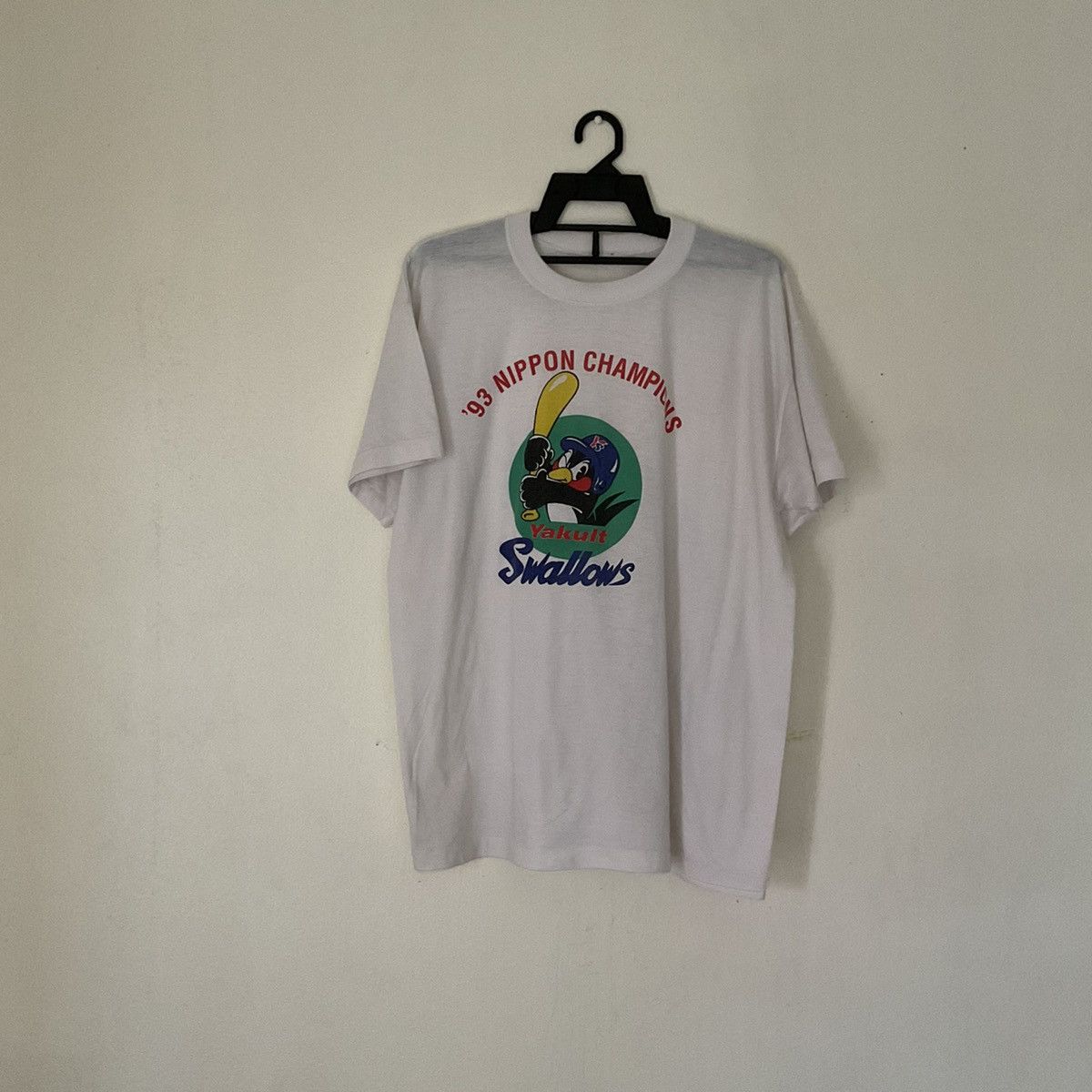 Japanese Brand × Vintage Vintage '93 Yakult Swallows Baseball Promo Nippon Champions Size US M / EU 48-50 / 2 - 1 Thumbnail