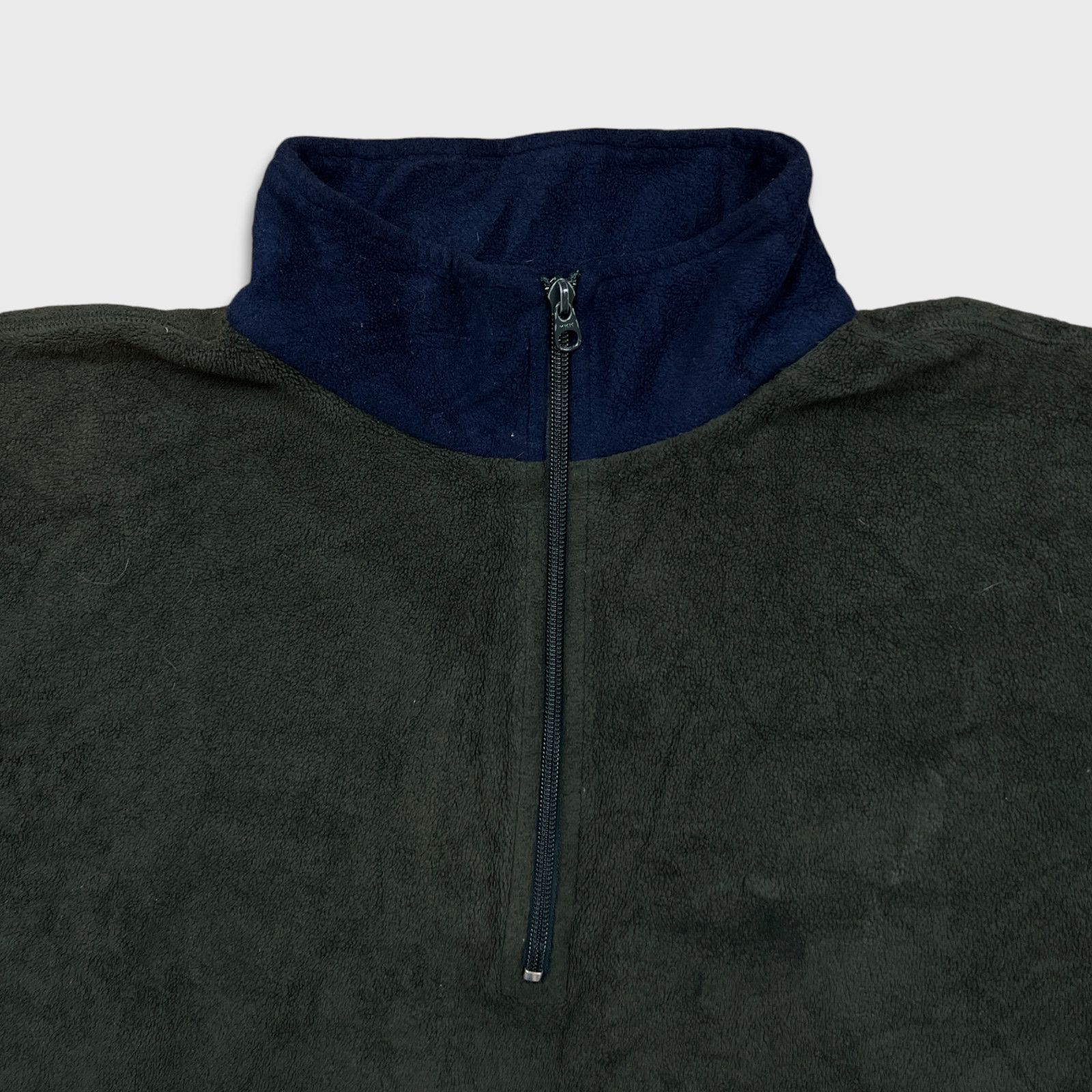 Nautica × Vintage VTG Nautica Fleece 2XL USA 1/4 Zip Sweatshirt Pullover 90s Size US XL / EU 56 / 4 - 2 Thumbnail