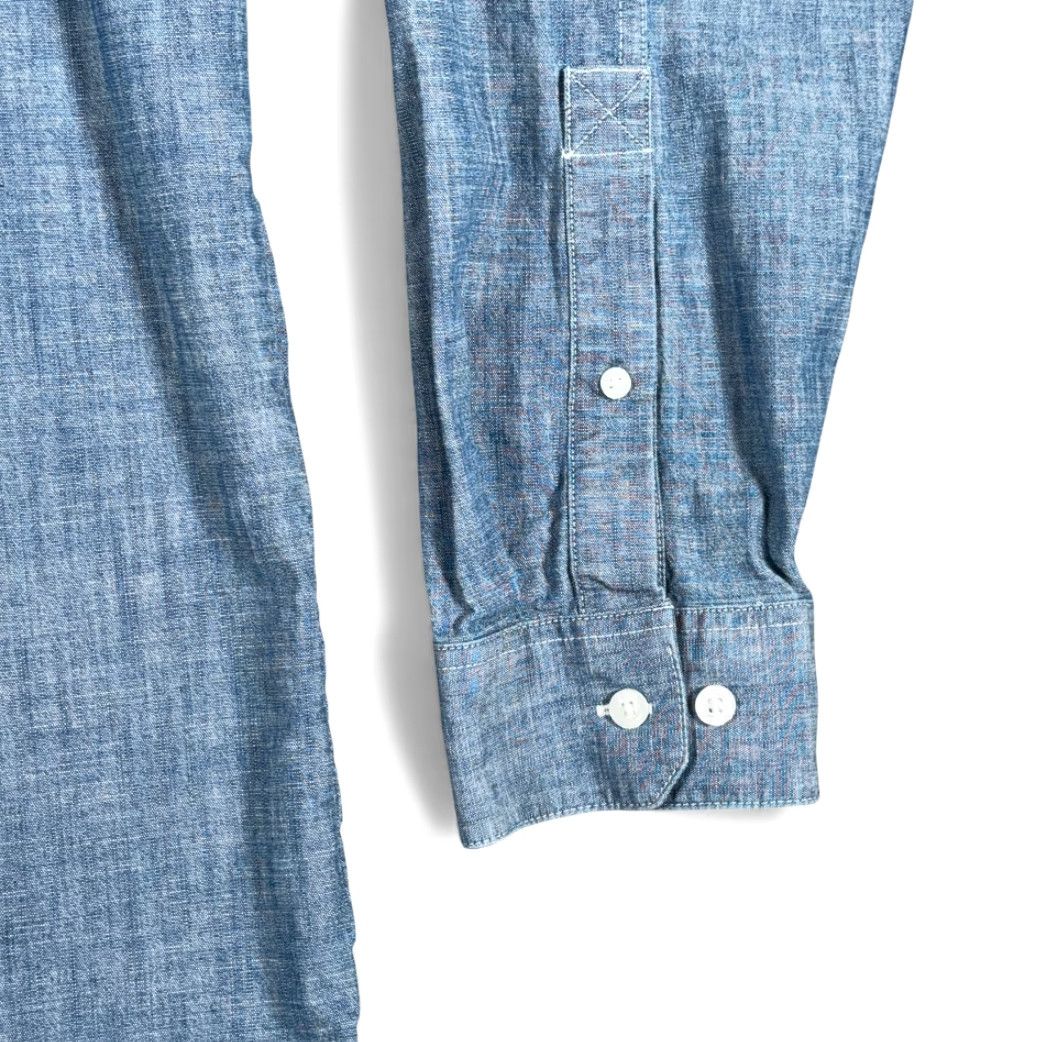 Vintage VINTAGE L.L.Bean Shirt XXL 2XL Blue Chambray Button-Up Long Sleeve Men's Casual Heritage Y2K Size US XXL / EU 58 / 5 - 7 Thumbnail