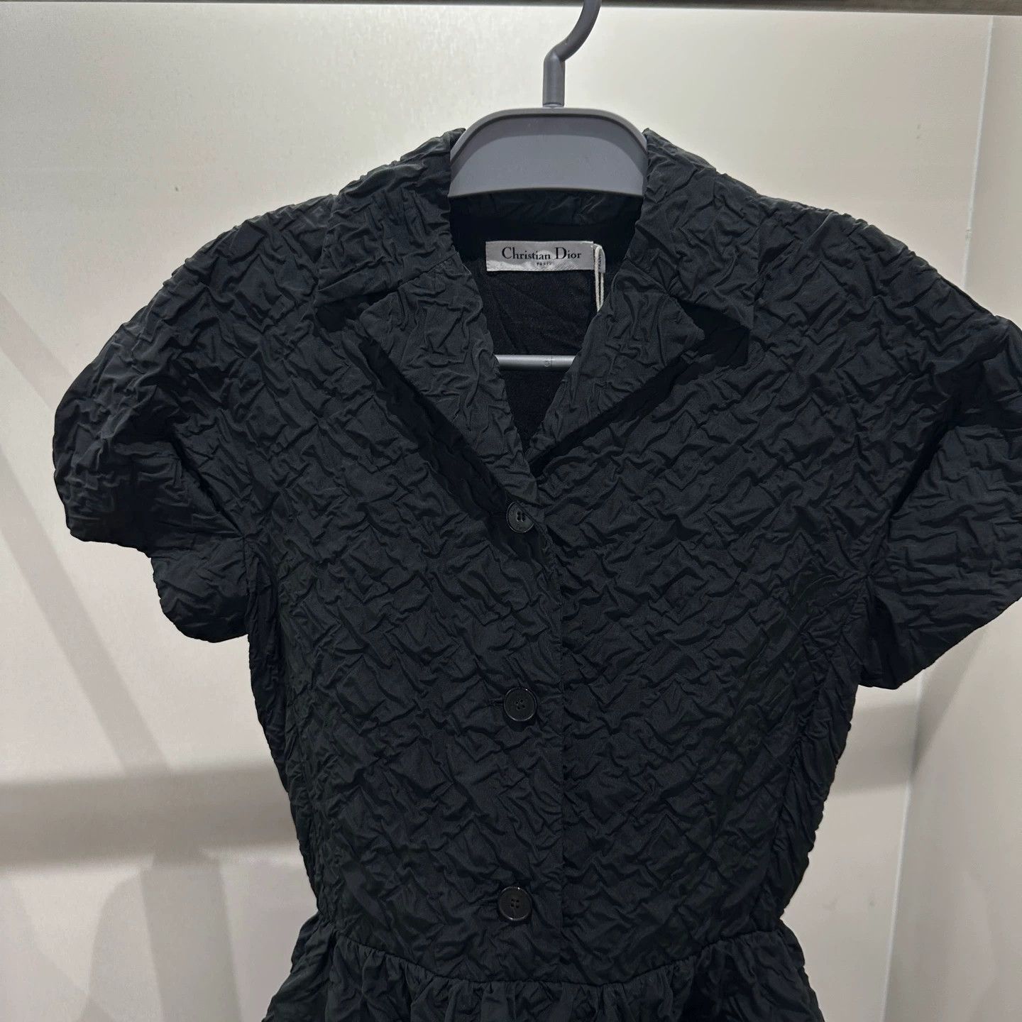 Christian Dior Monsieur Christian Dior apr675 Pleated Jacquard Dress 36 Size XS / US 0-2 / IT 36-38 - 6 Thumbnail