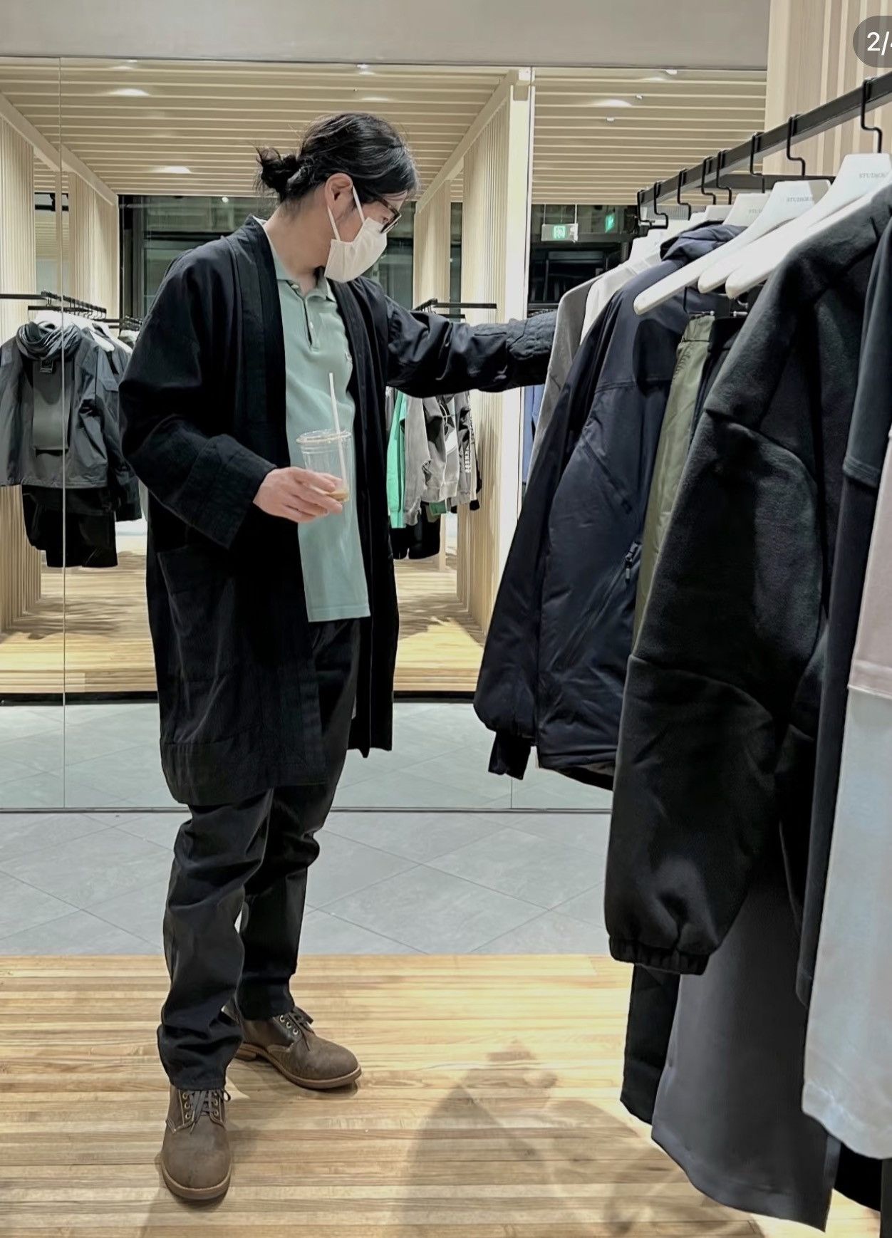 Visvim Visvim Ruunpe Coat（Wool/Mohair） Size US M / EU 48-50 / 2 - 5 Thumbnail