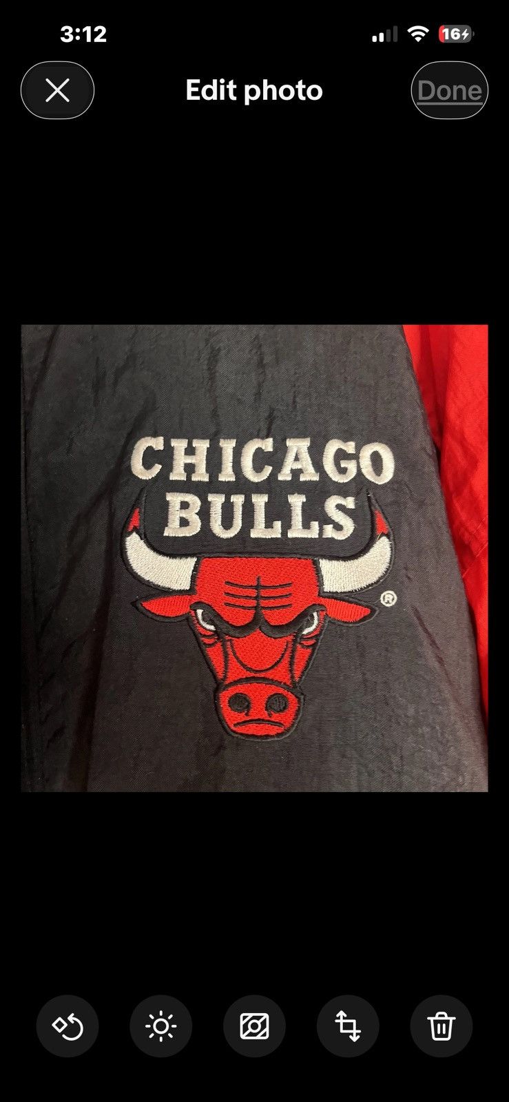 Apex One Vintage 90s chicago bulls jordan era bomber jacket hood Size US L / EU 52-54 / 3 - 2 Thumbnail