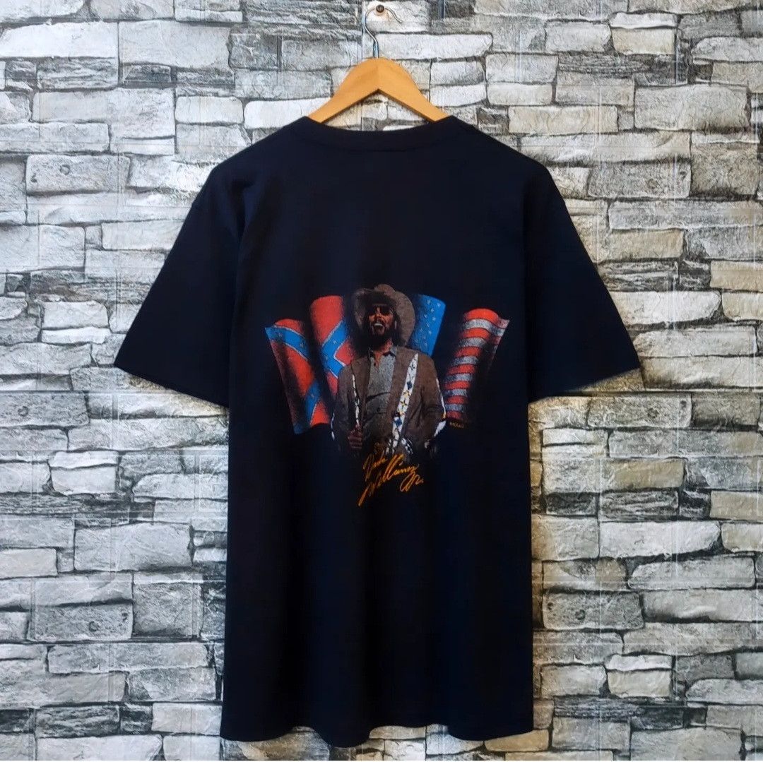 Band Tees Vintage 90's Hank Williams Jr Tshirt Size US L / EU 52-54 / 3 - 2 Thumbnail