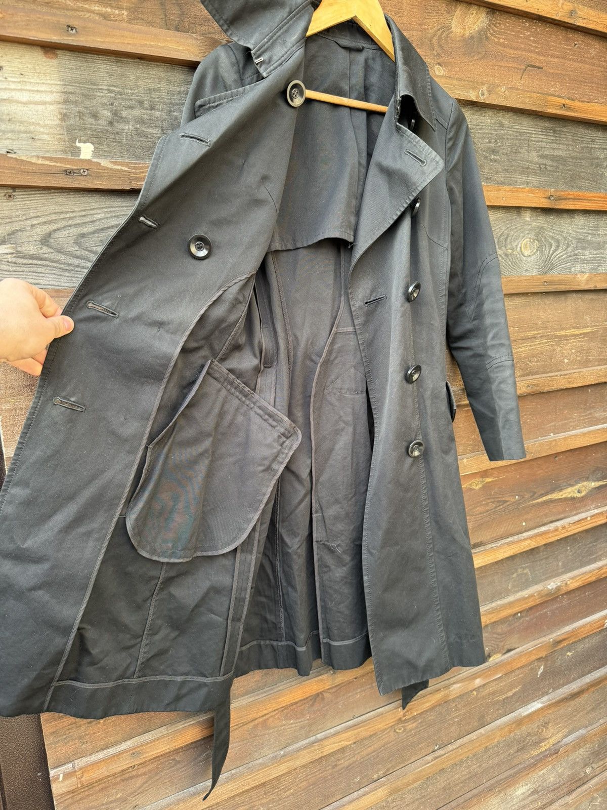 If Six Was Nine Made in Japan Manouqua black belt trench coat Size XS / US 0-2 / IT 36-38 - 8 Thumbnail