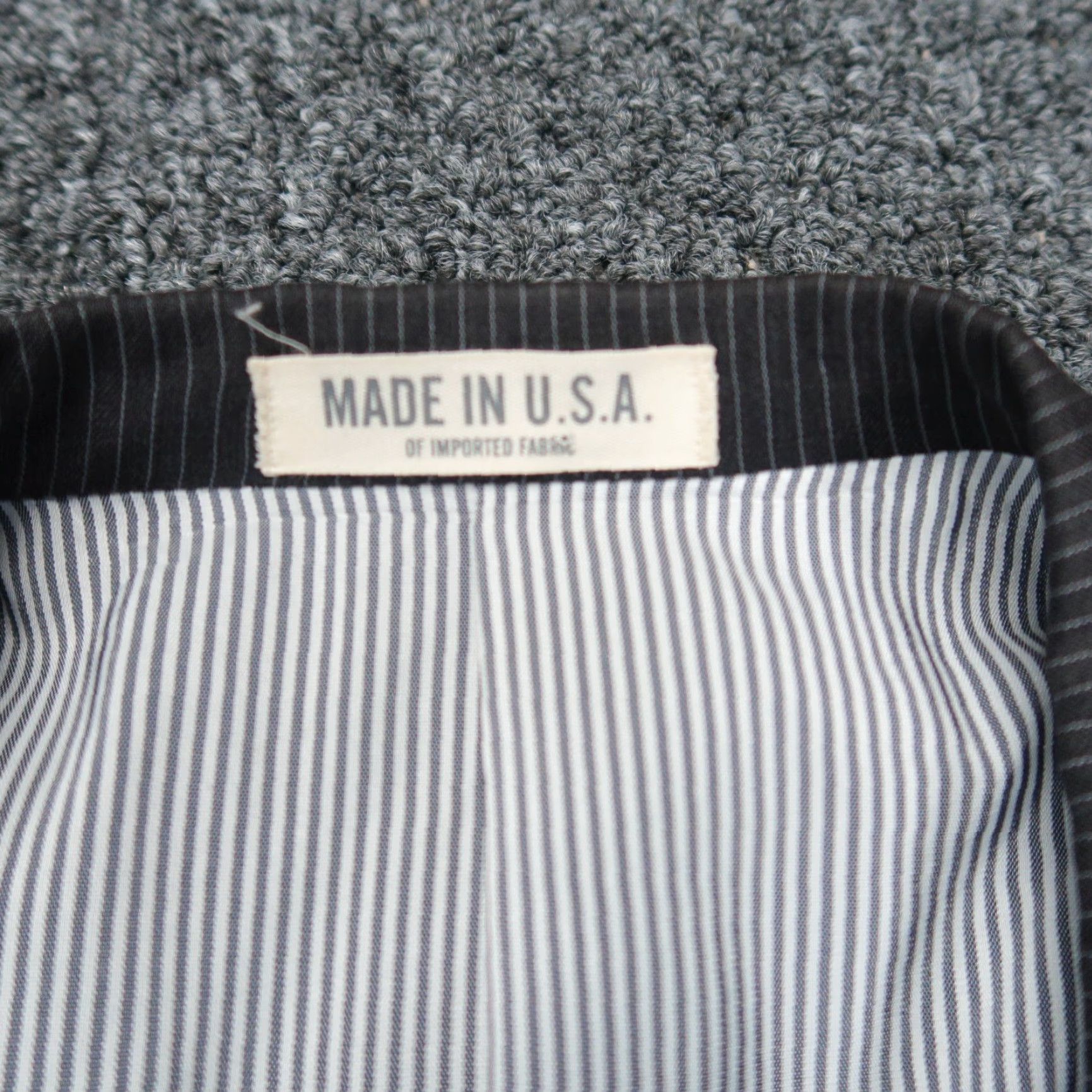 Todd Snyder Todd Snyder Blazer 40R Gray Mayfair Fit Wool Pinstripe Mens Size 40R - 3 Thumbnail