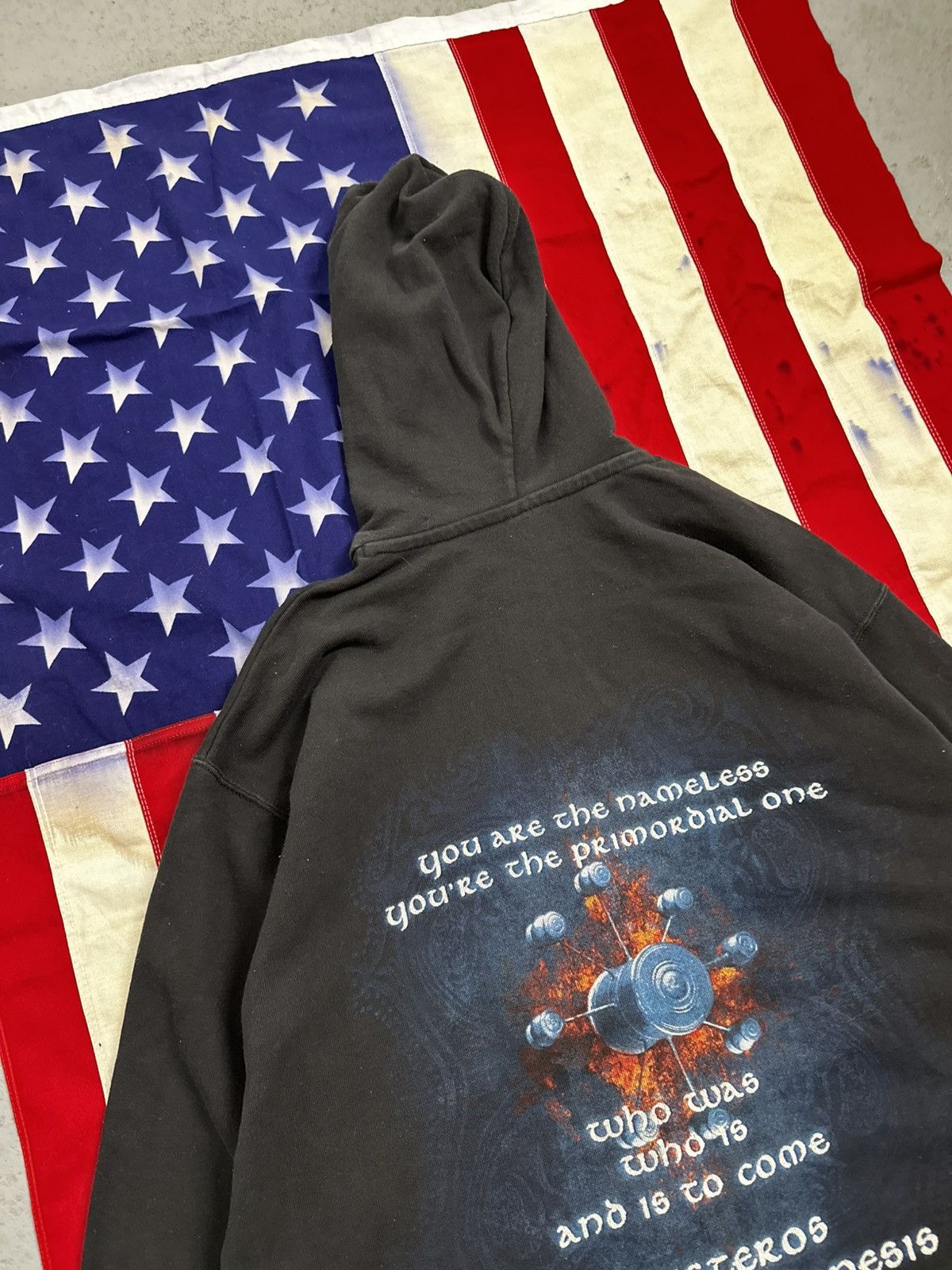 Band Tees Vintage Eluveitie Black Metal Graphic Zip Hoodie Size US XXL / EU 58 / 5 - 12 Thumbnail