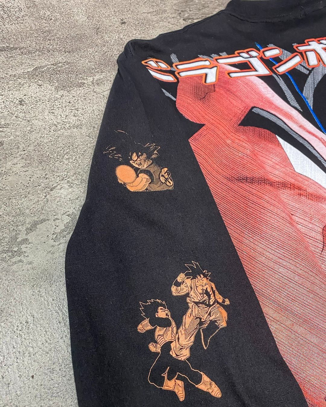 Anime × Japanese Brand Modern Dragon Ball Z : Son Goku - Warrior of Saiyan Tee Size US XL / EU 56 / 4 - 11 Thumbnail