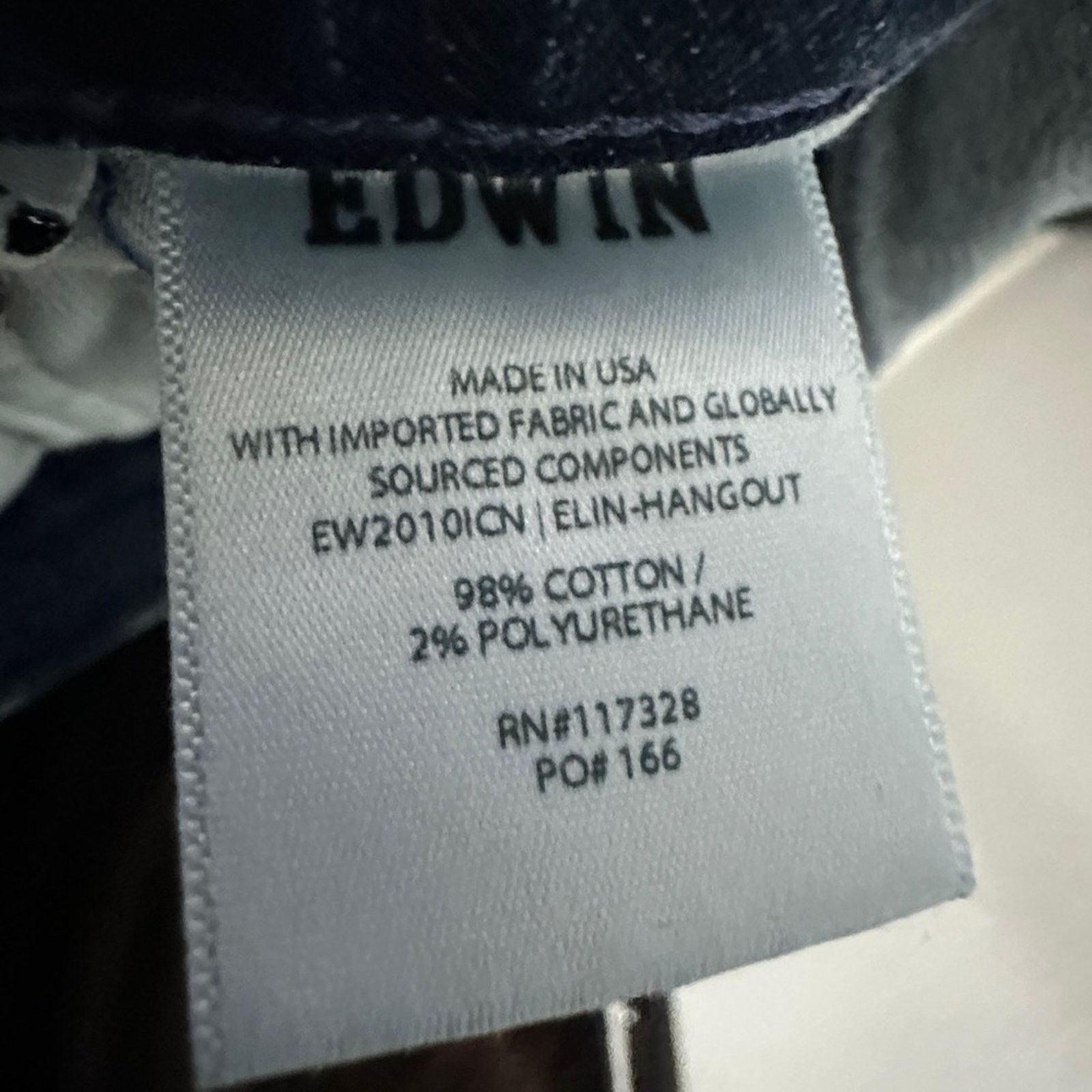 Edwin Edwin | Elin Straight Leg Jean Size 34" / US 12 / IT 48 - 8 Thumbnail
