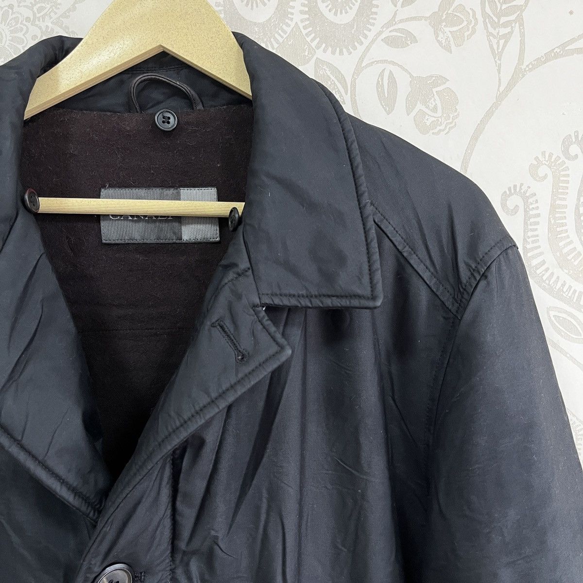 Canali Canali Double Layer Wax Jacket Made In Italy Size US L / EU 52-54 / 3 - 6 Thumbnail