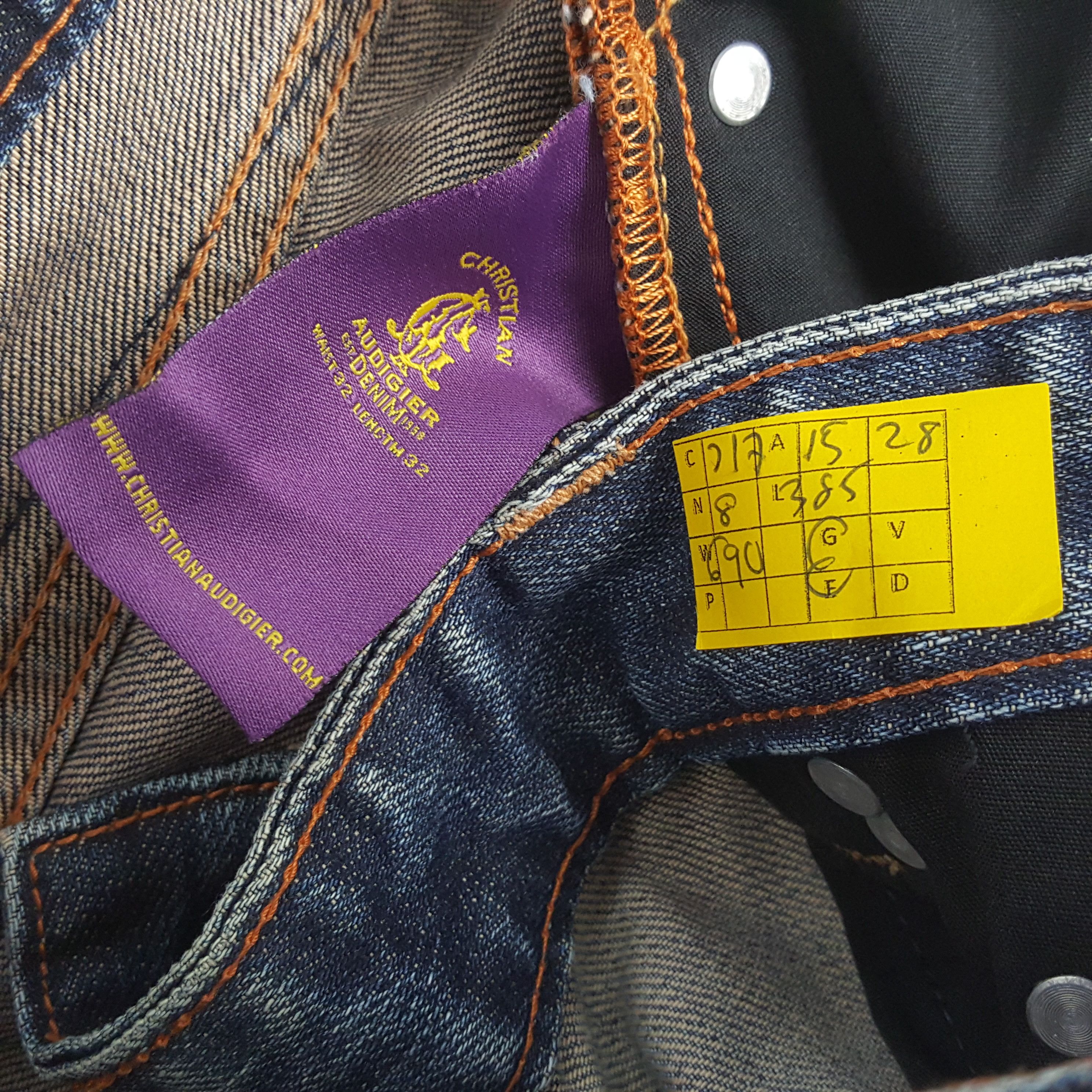 Christian Audigier × Ed Hardy × Vintage Vintage ED HARDY by CHRISTIAN AUDIGIER Designer Brand Jeans Size US 30 / EU 46 - 13 Thumbnail