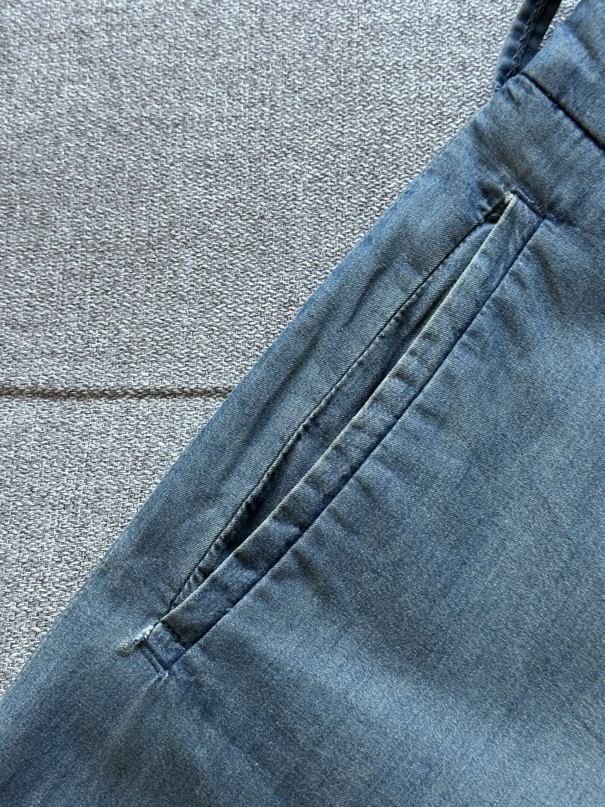 Prada Prada vintage 2000's indigo blue faded pants Size US 34 / EU 50 - 4 Thumbnail