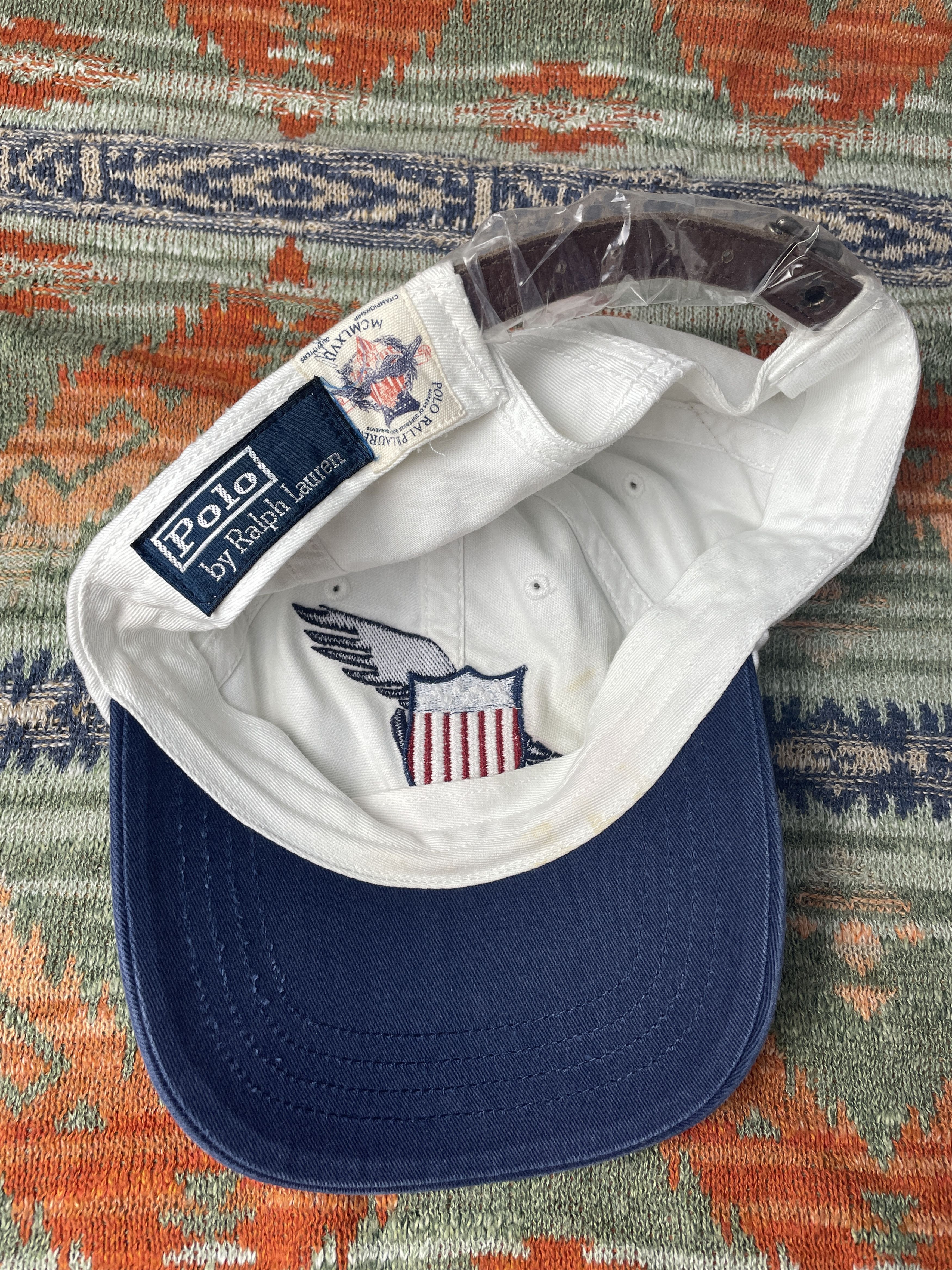 Polo Ralph Lauren Polo Ralph Lauren Rare Leather Baseball Hat cap Size ONE SIZE - 6 Thumbnail