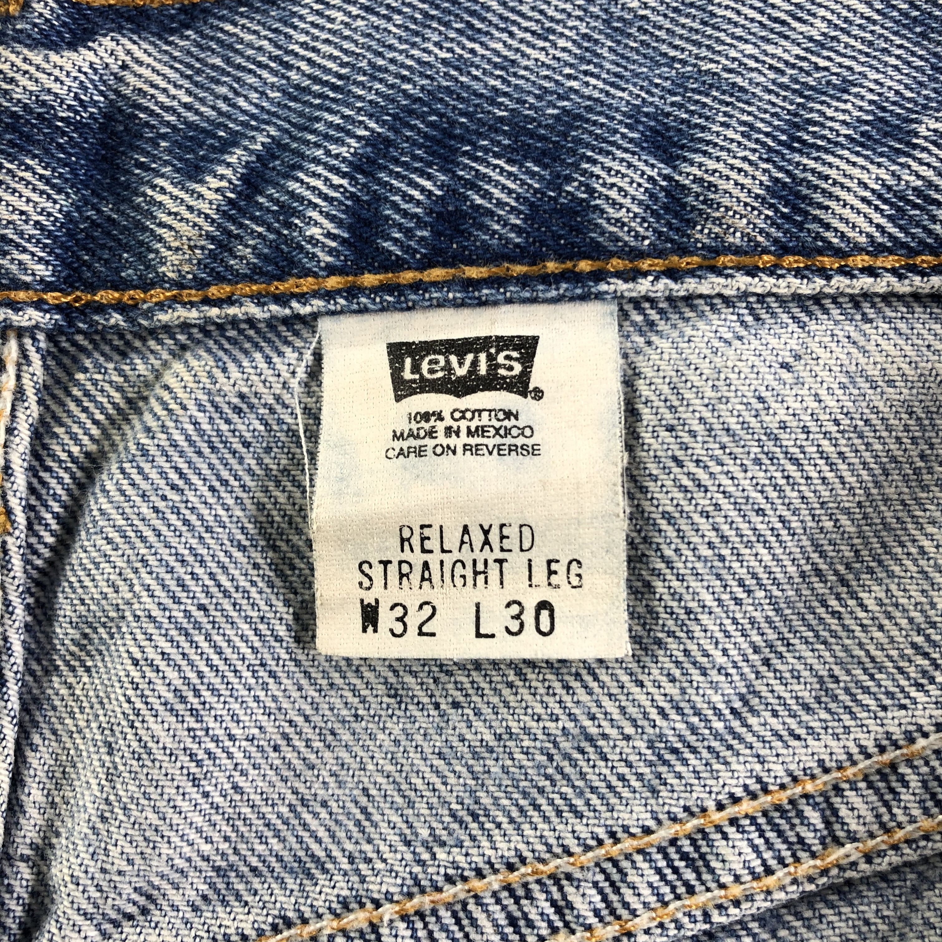 Levi's 90s Vintage Blue Wash Levis Jeans-J3112 Size US 33 - 10 Thumbnail