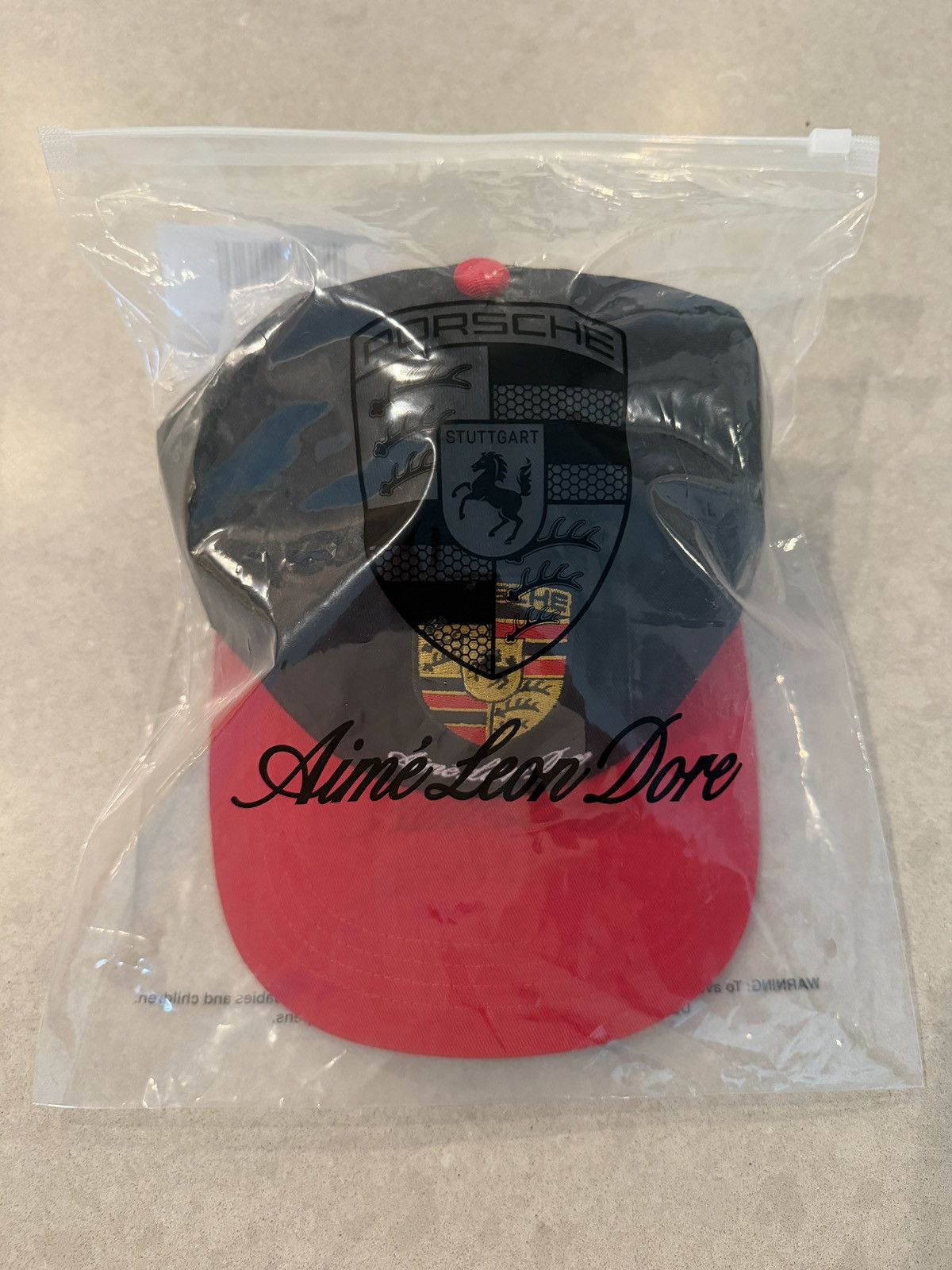 Aime Leon Dore × Porsche Design ALD x Porsche Hat Red/Black Size ONE SIZE - 1 Thumbnail