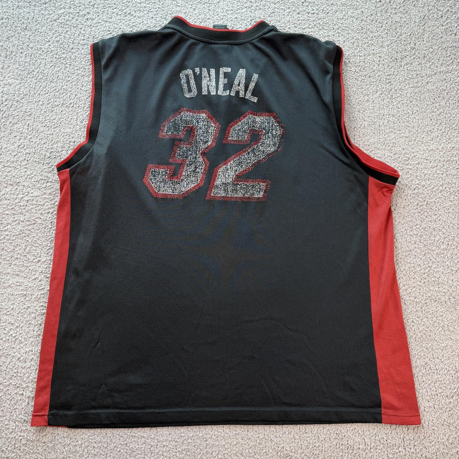 Reebok Miami Heat Shaquille O’Neal #32 Reebok NBA Jersey Black 2XL Size US XXL / EU 58 / 5 - 2 Thumbnail