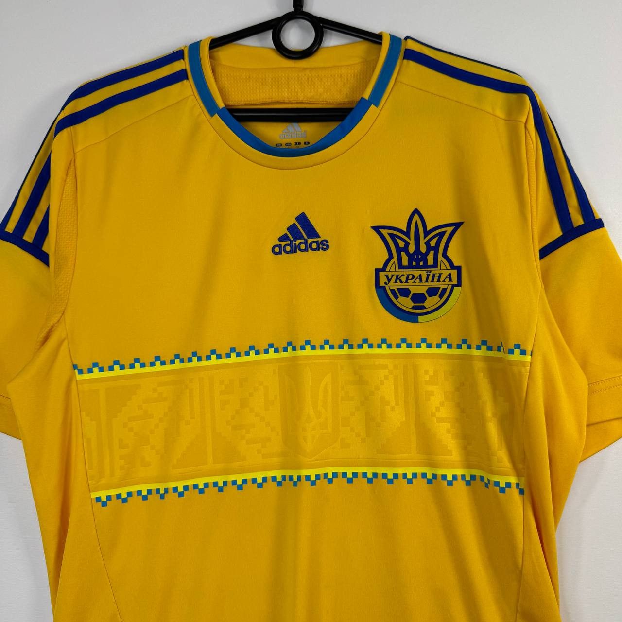 Adidas Adidas Ukraine Home Jersey ClimaCool X11627 Mens Size M Size US M / EU 48-50 / 2 - 2 Thumbnail