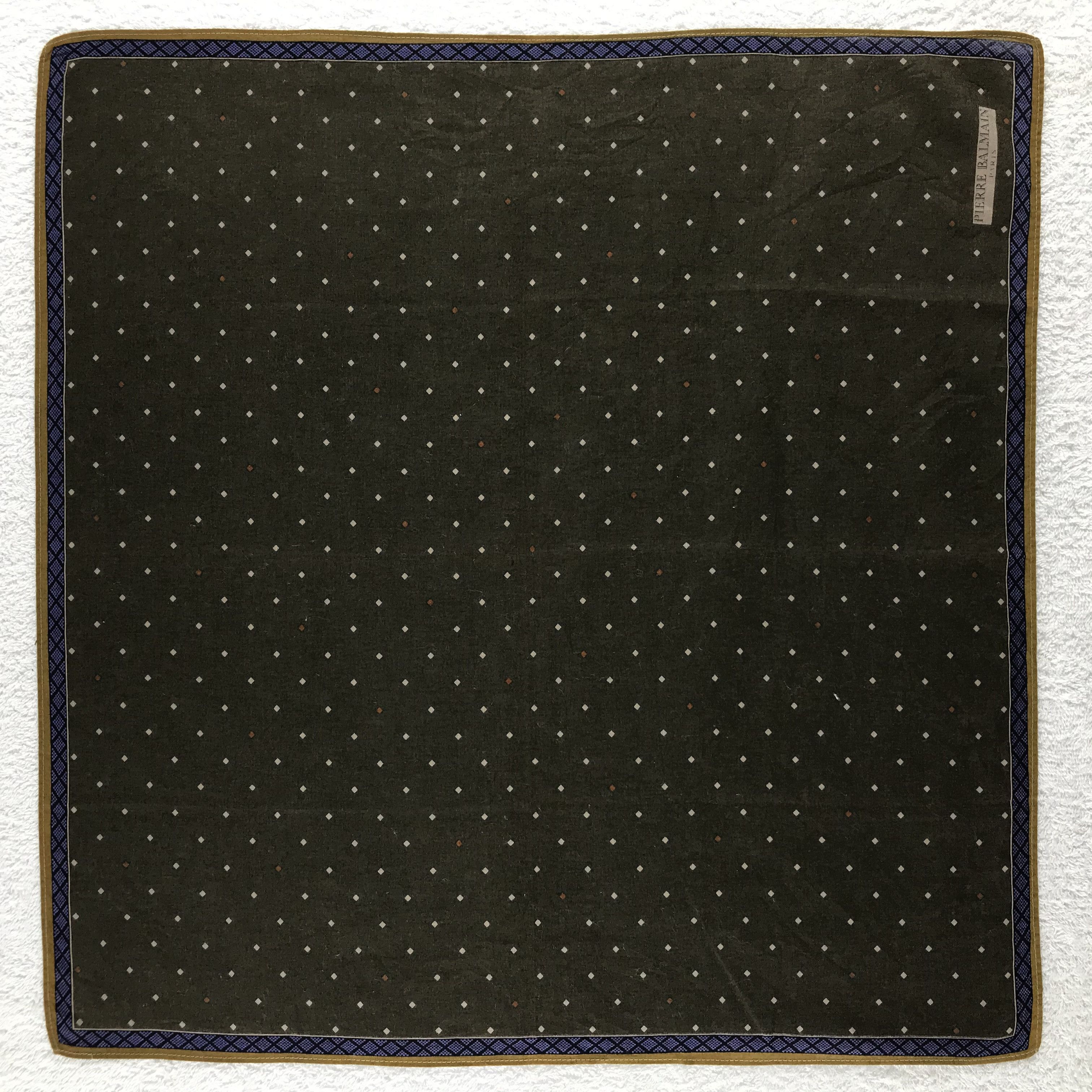 Pierre Balmain × Vintage Pierre Balmain Bandana / Handkerchief / Neckerchief - S364 Size ONE SIZE - 1 Thumbnail